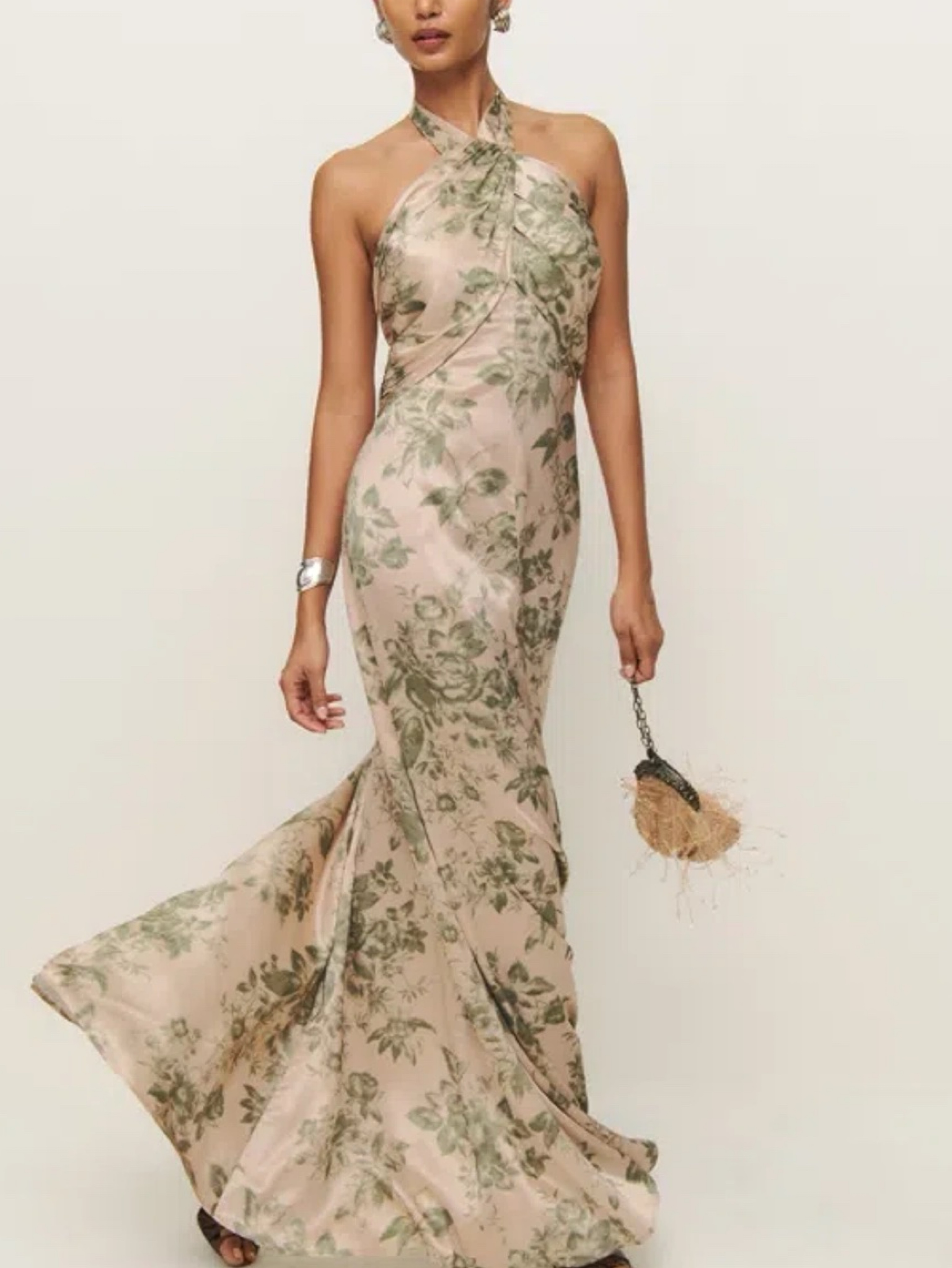 Reformation Silk Veria Dress