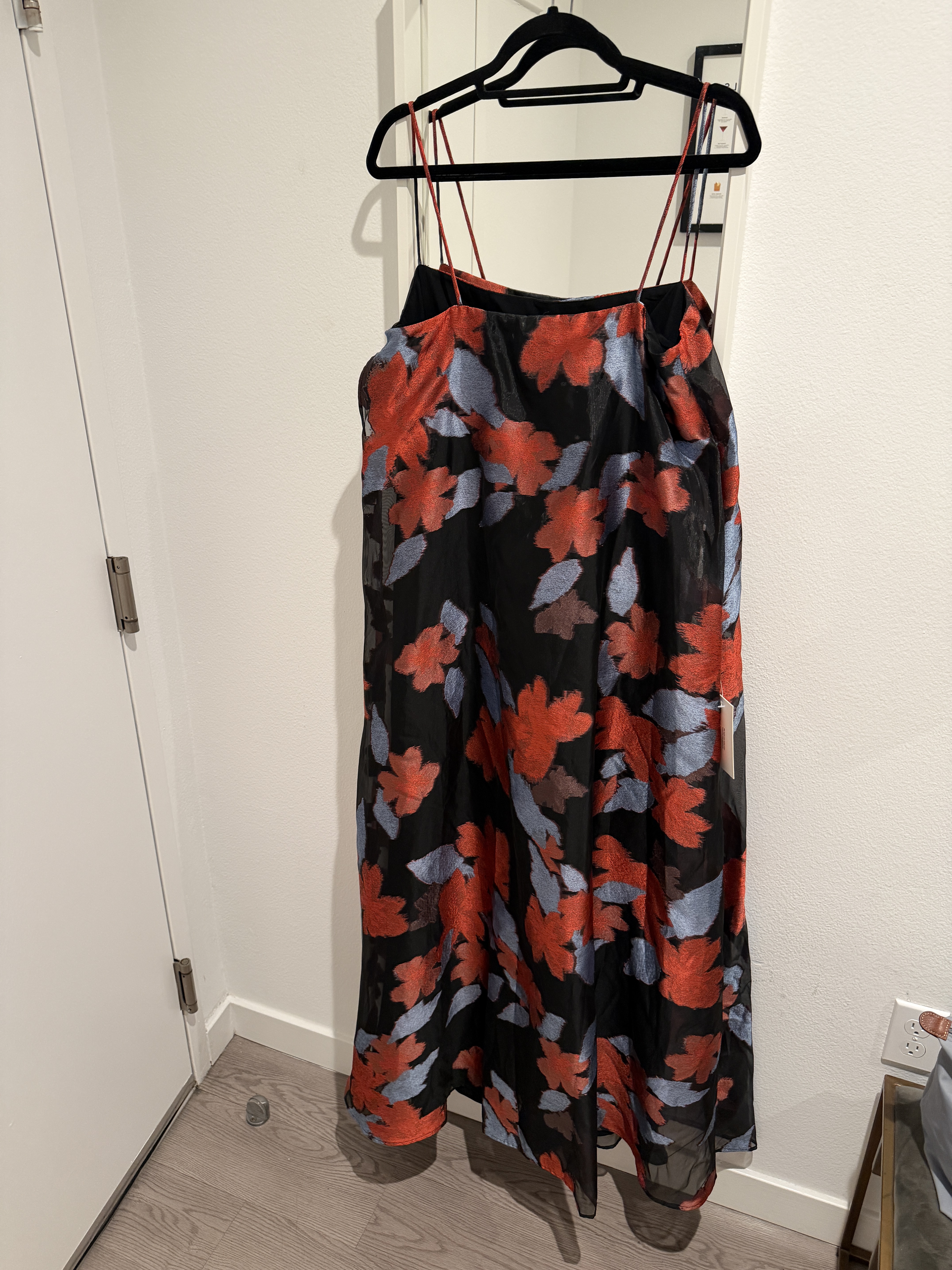staud delfina silk dress dune Staud Delphina Silk Maxi Dress