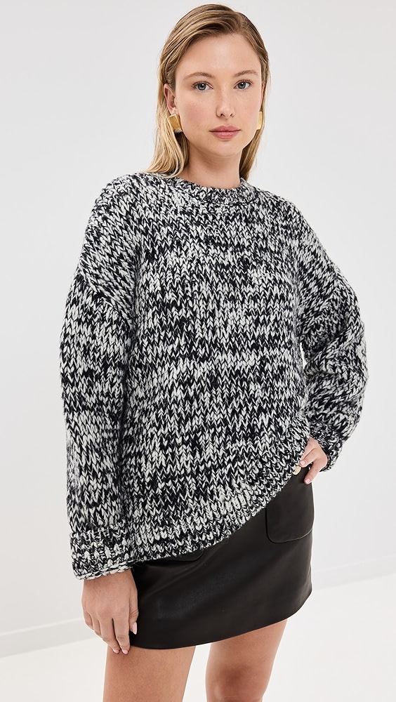 Anine Bing Sydney Crew Sweater size XS oversized
