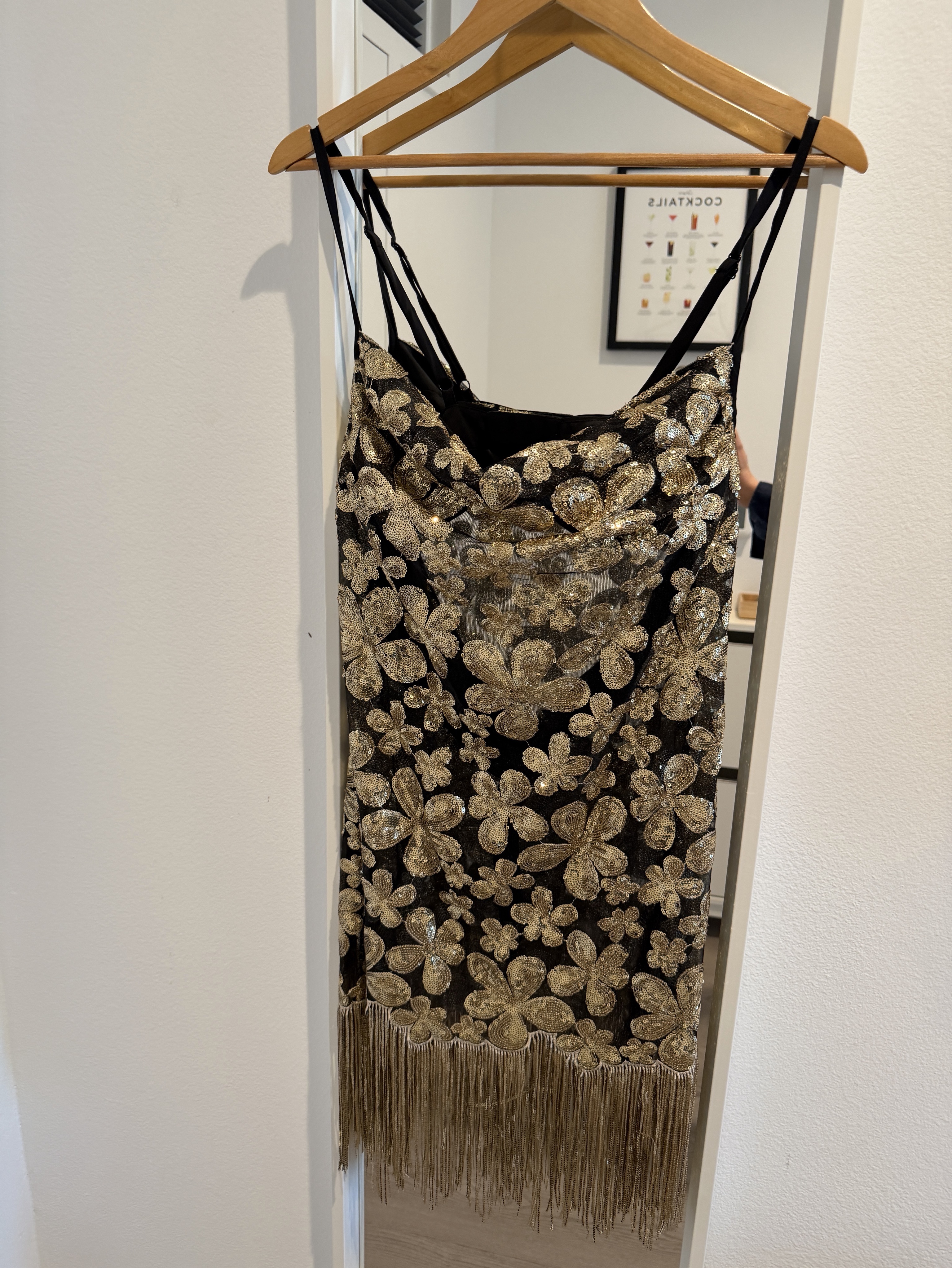 colette mini dress gold Milly Izel Colette Sequin Mini Dress in Yellow