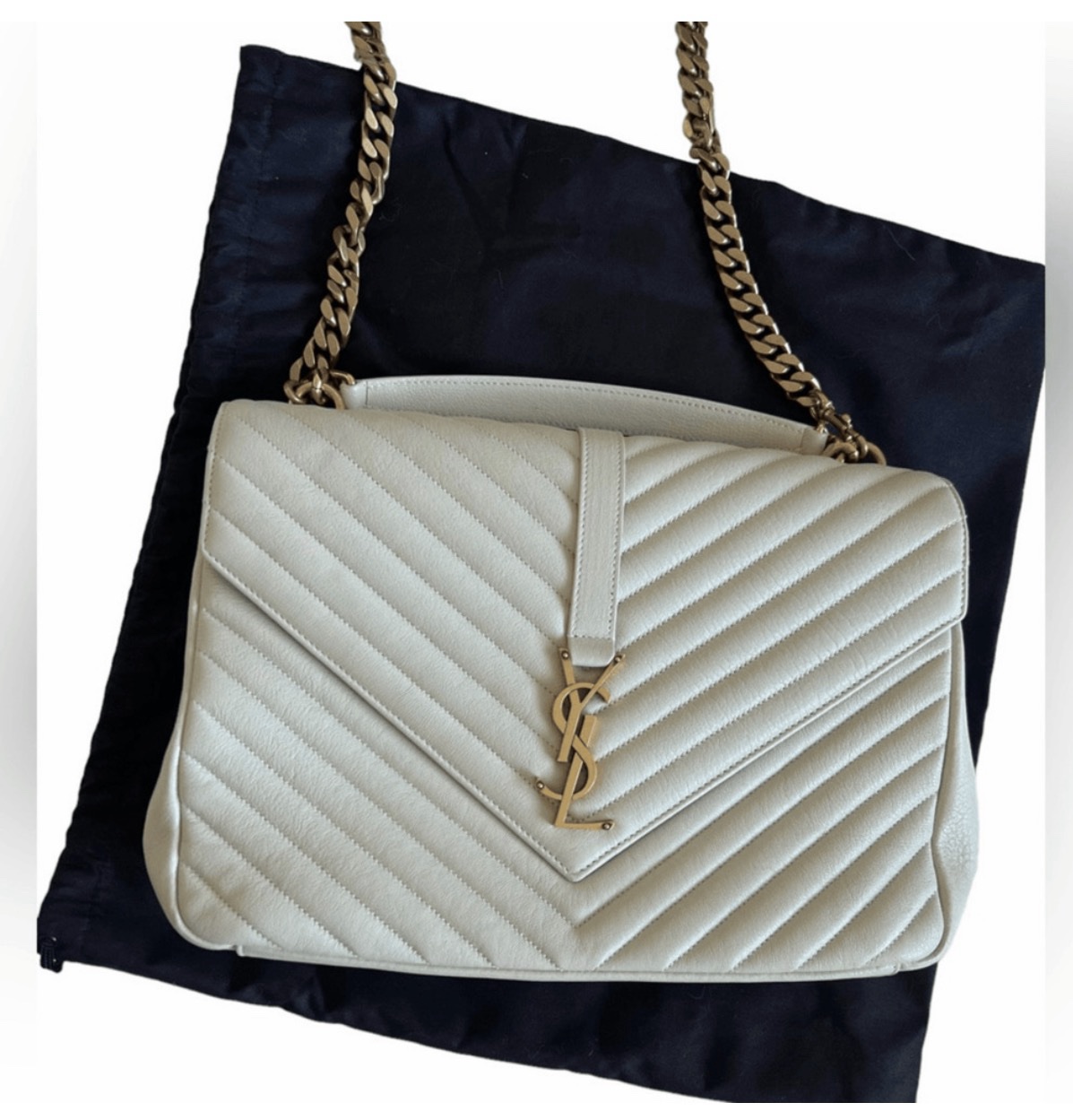 Saint Laurent College Bag in large Authentic