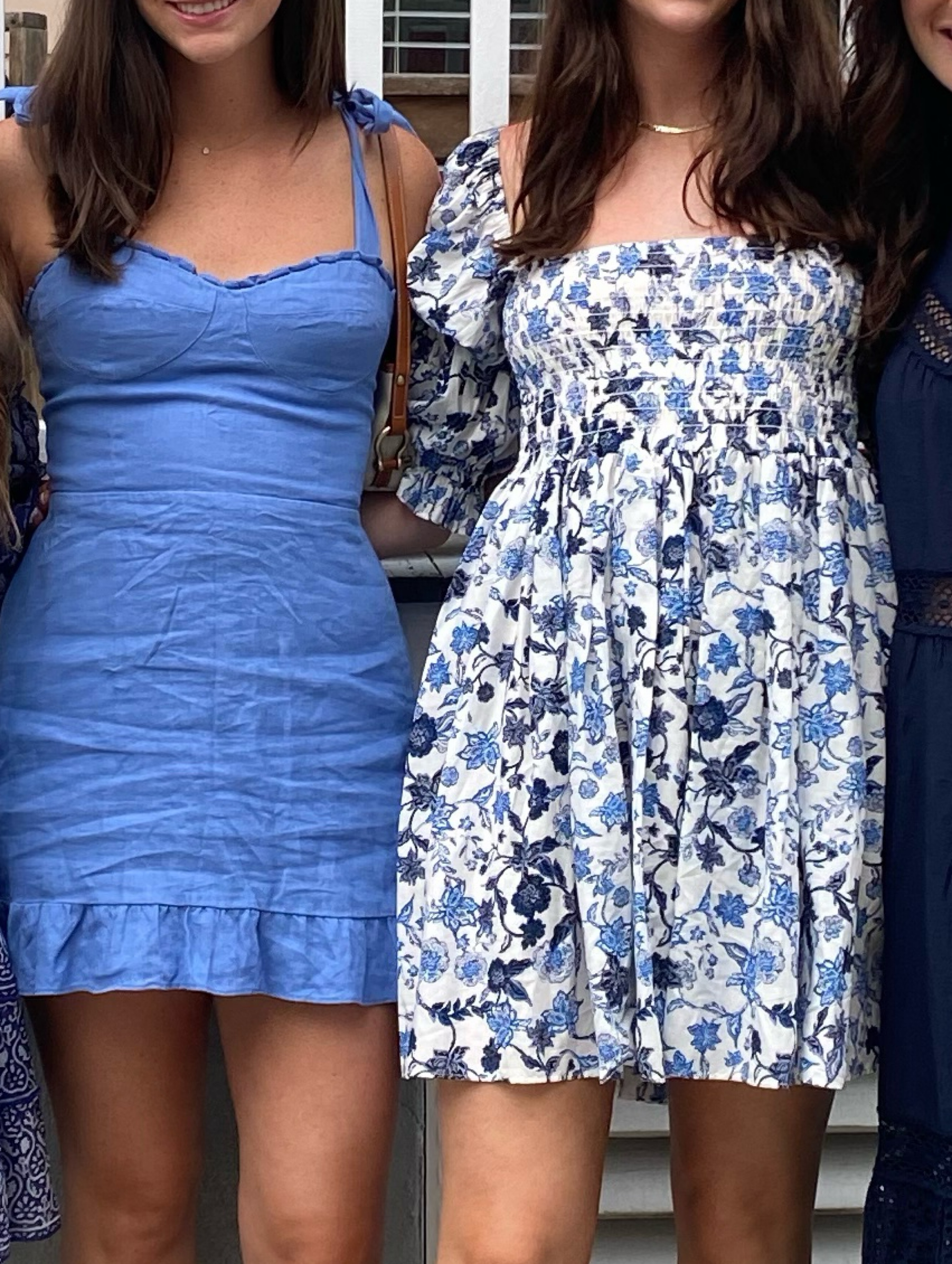 Light blue reformation mini dress