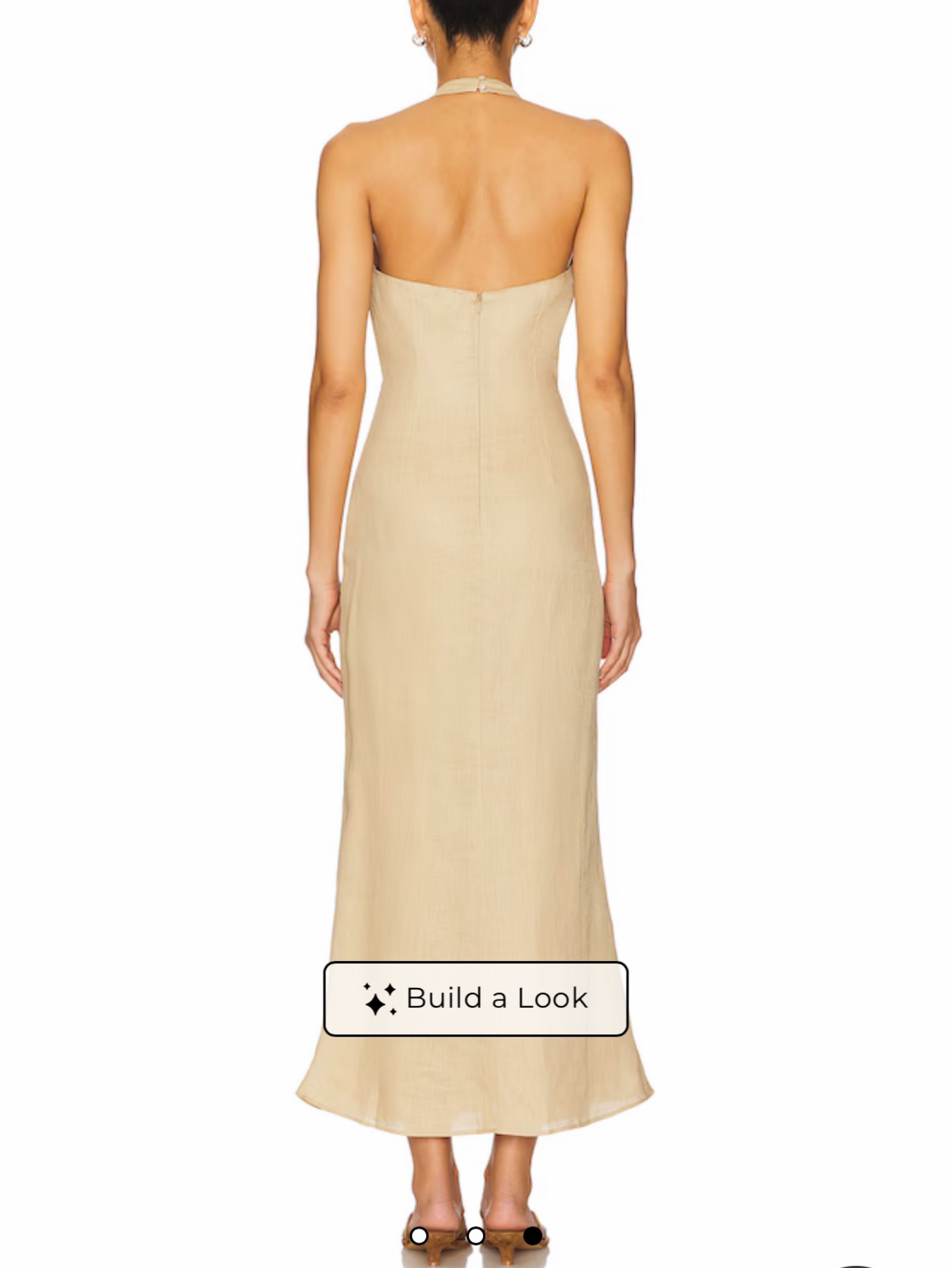 revolve midi dress Revolve Not Yours To Keep Karma Midi Dress In Mocha NWT Size S