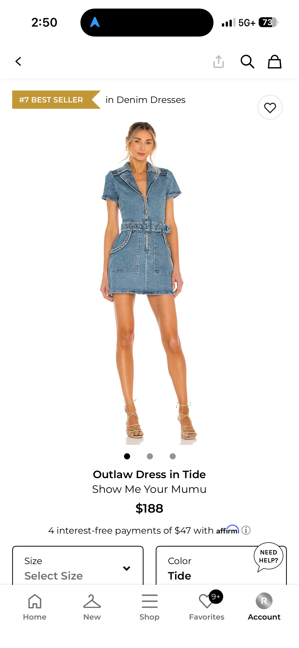 Show Me Your Mumu Denim Shirt Dress Tide by Show Me Your Mumu - Pickle Show Me Your Mumu Denim Shirt Dress Tide by Show Me Your Mumu - Pickle