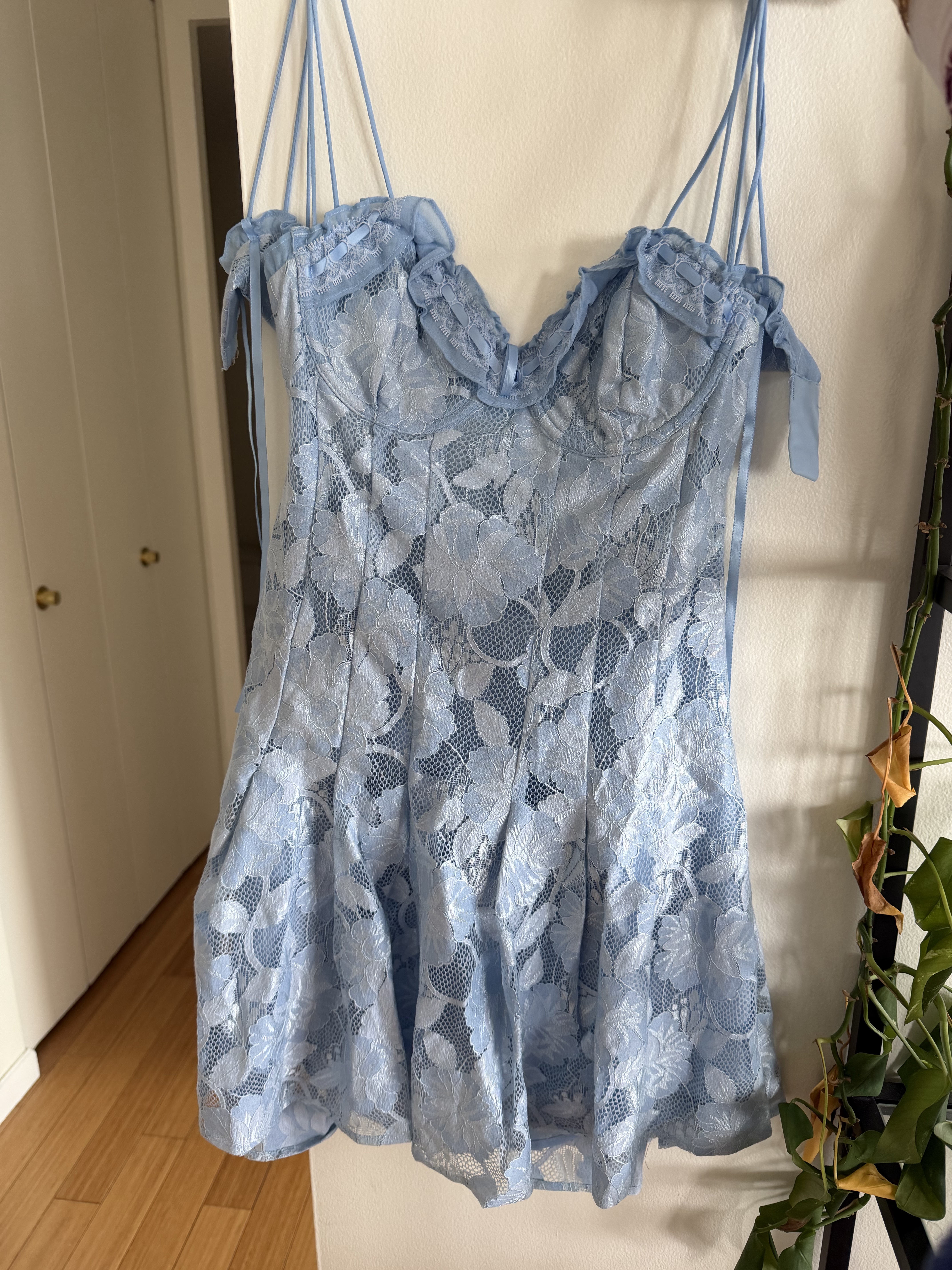 Kate For Love & Lemons mini dress by For Love & Lemons - Pickle Kate For Love & Lemons mini dress by For Love & Lemons - Pickle