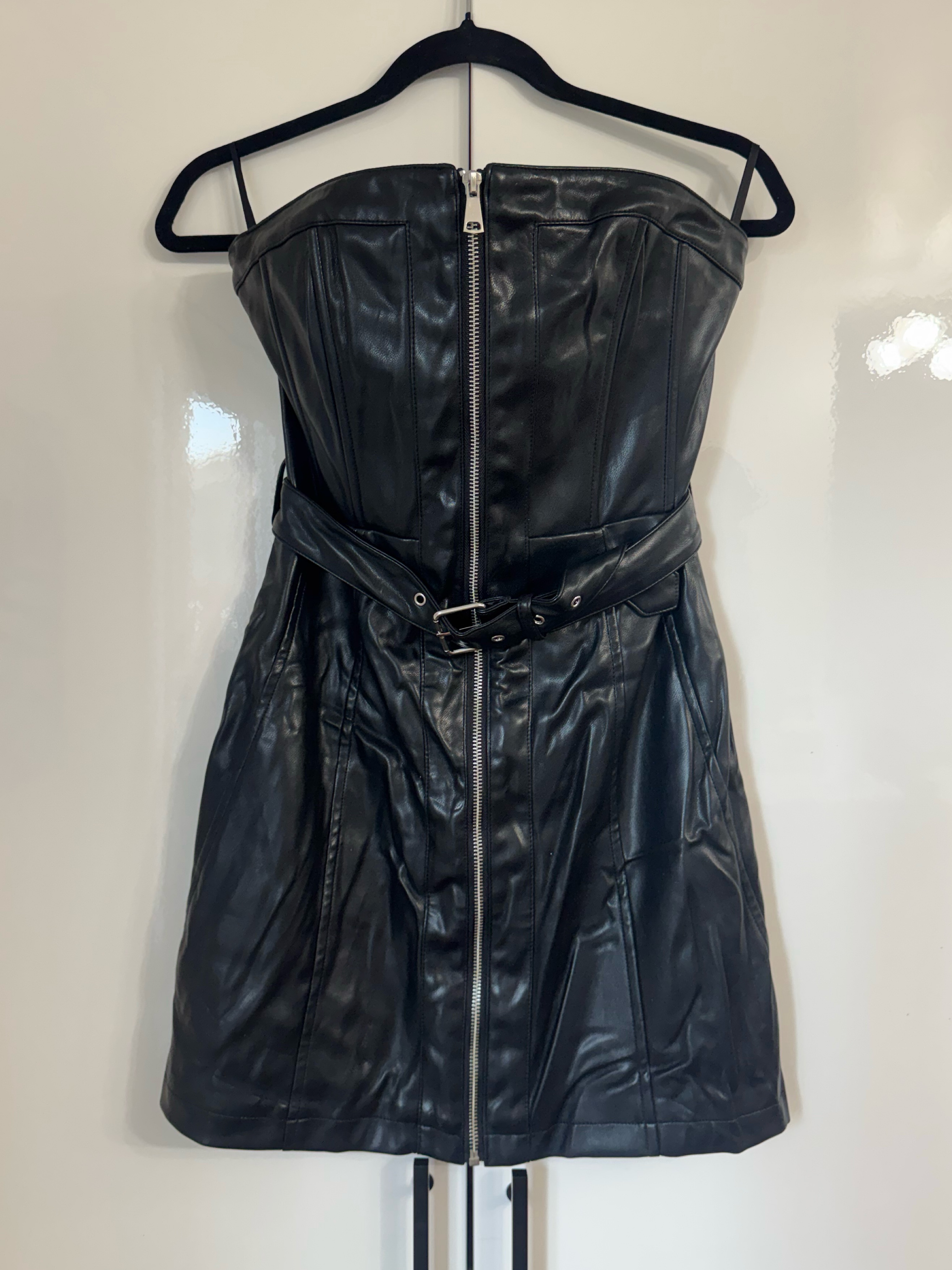 Aqua leather dress 🖤 by Aqua Bloomingdales - Pickle