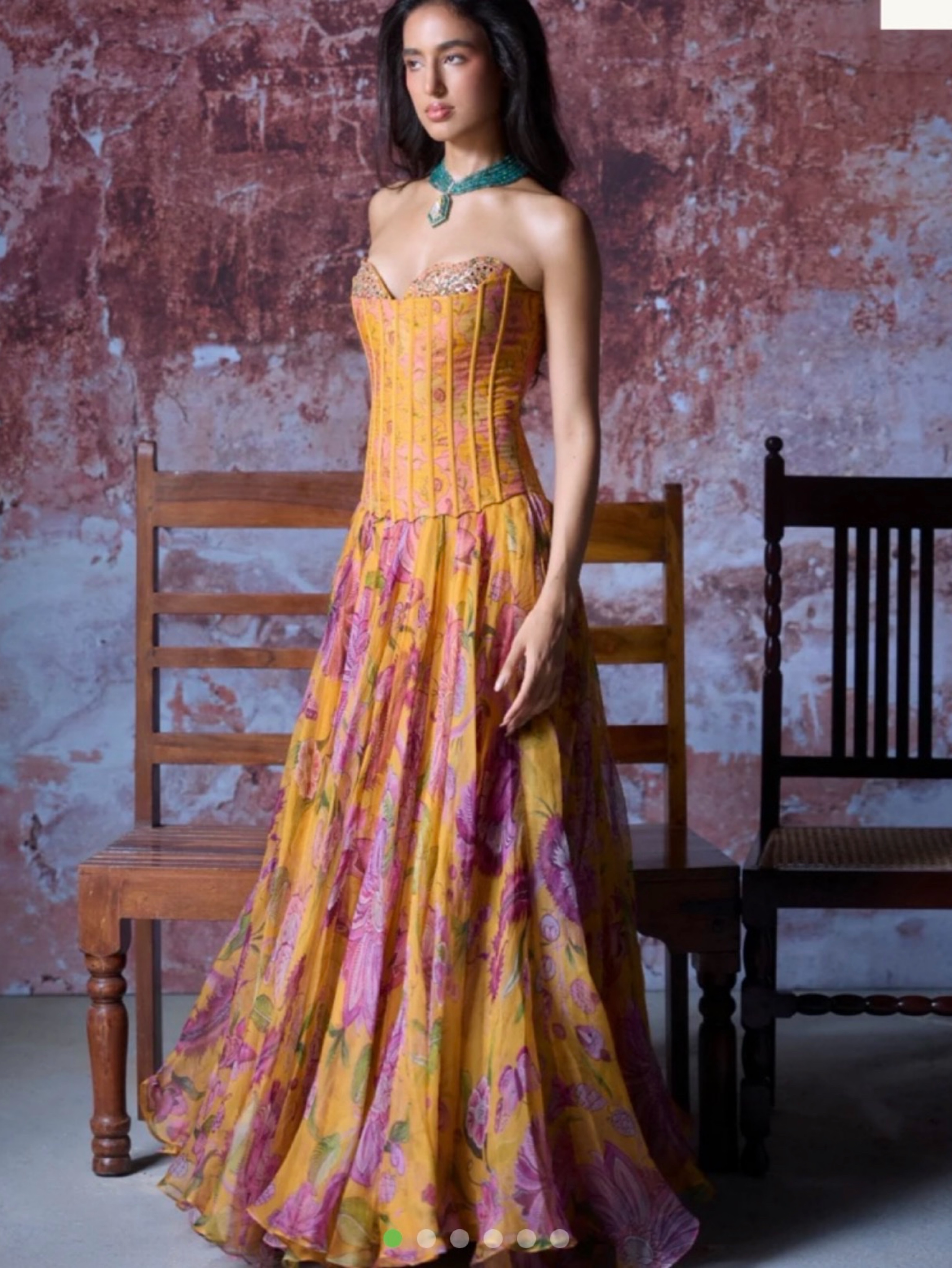 Mahima Mahajan corset gown
