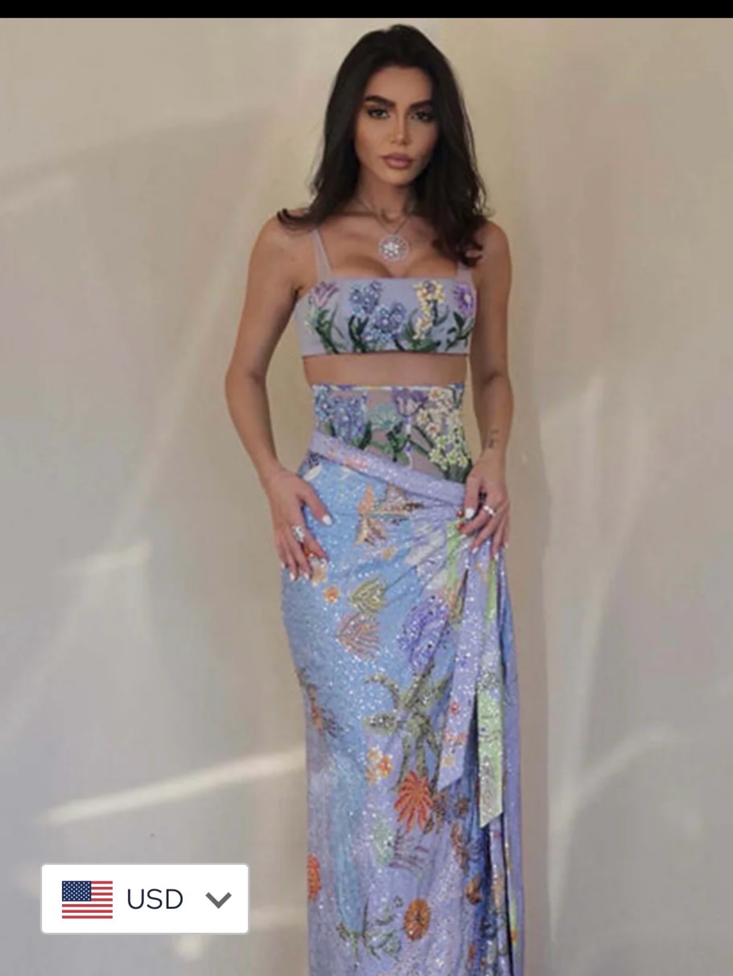 Taali Cher draped set