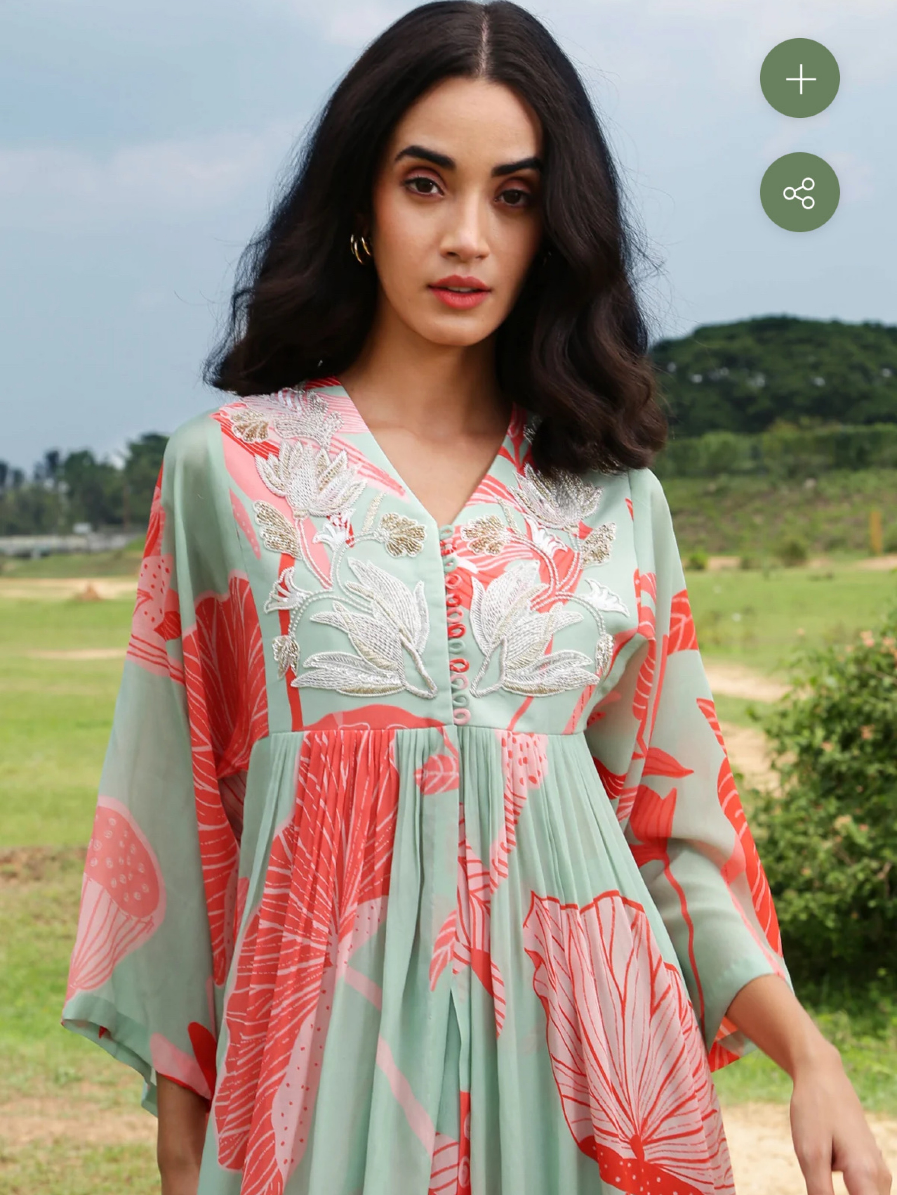 Archana shah kaftaan set