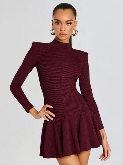 sydonie knit dress Retrofete Metallic Mini by Retrofete spo-default
