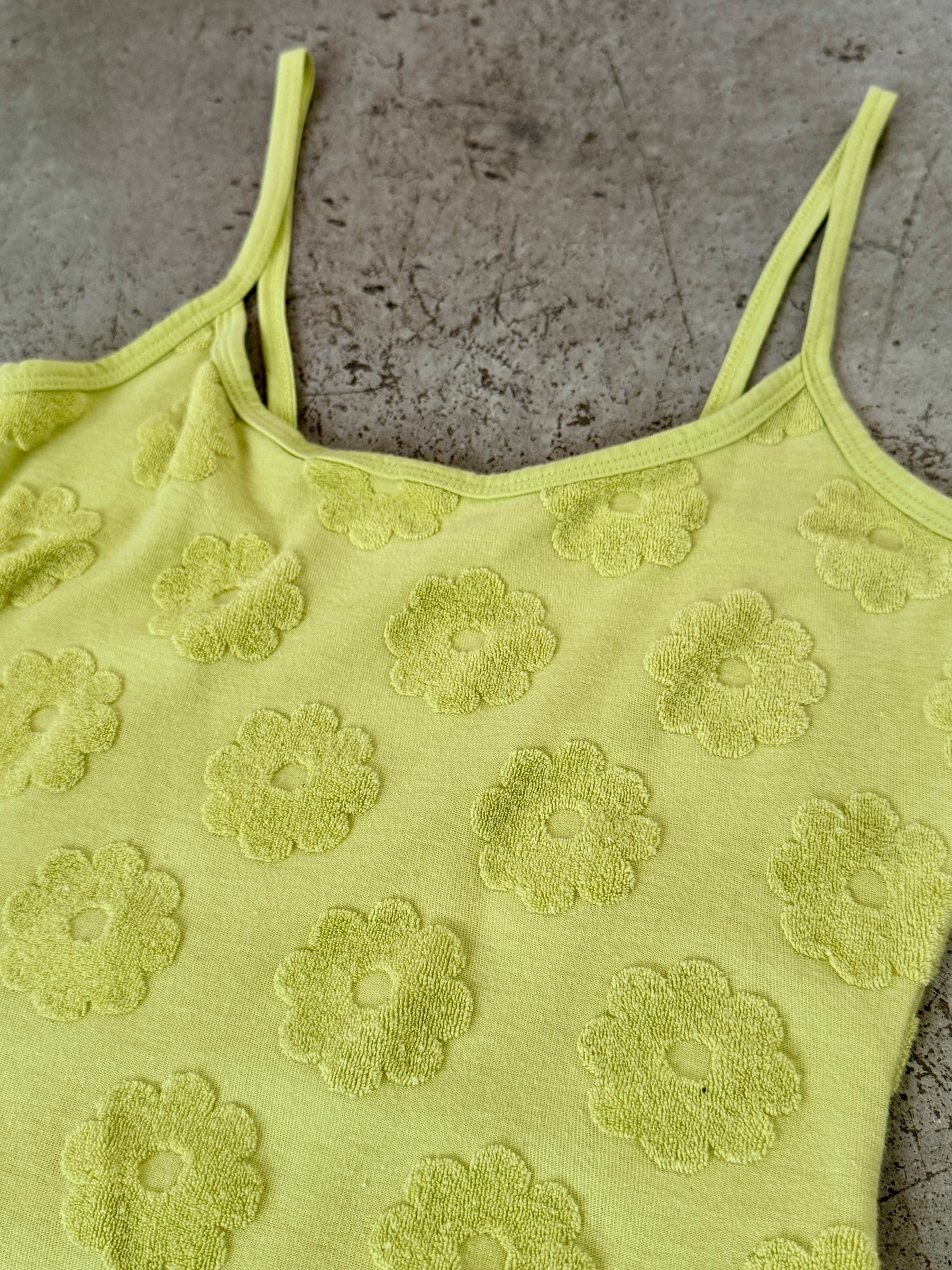 green dress pacsun lime mini w/ floral texture by Pacsun BaliOpening