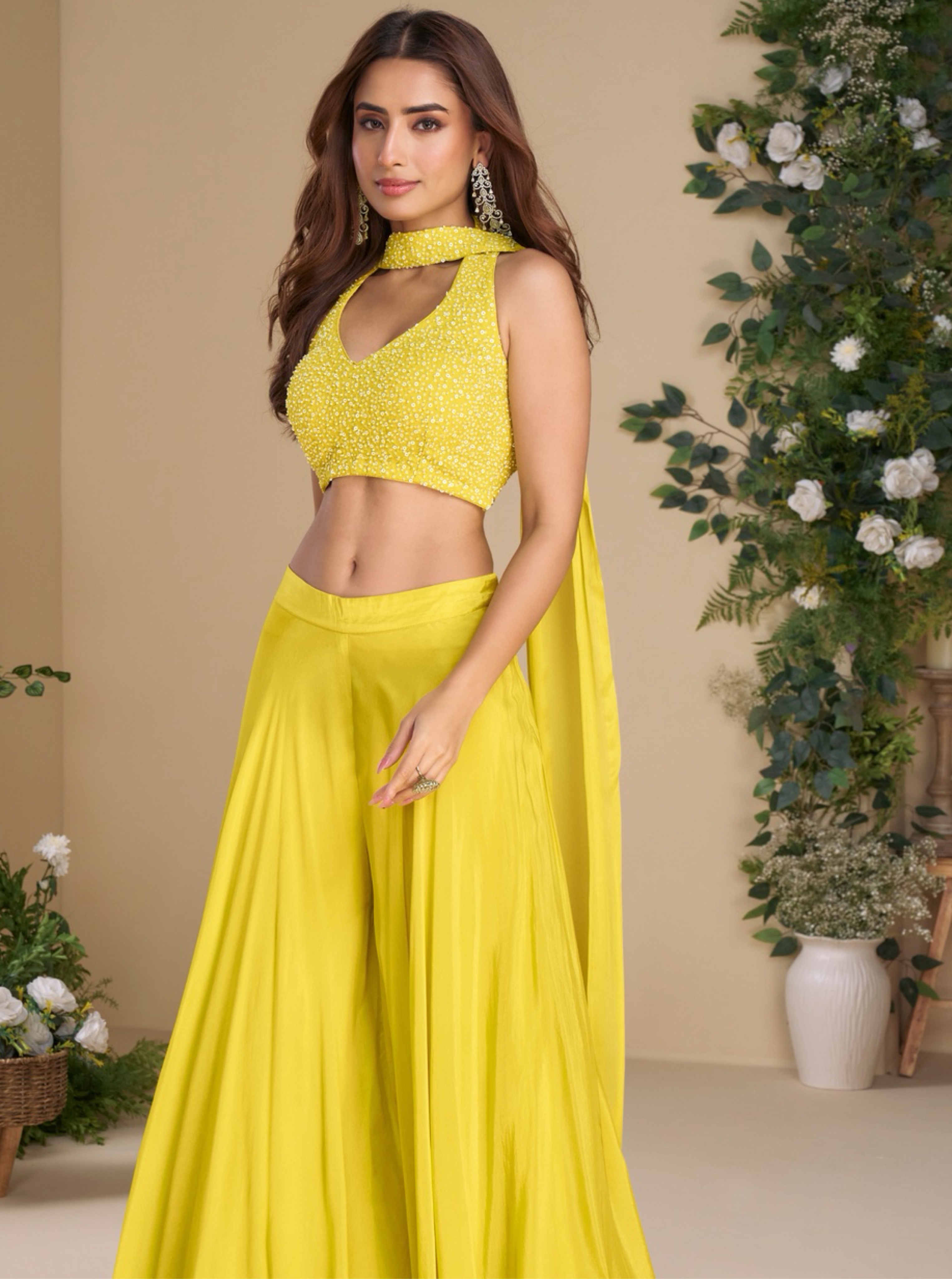 Haldi Indowestern Set