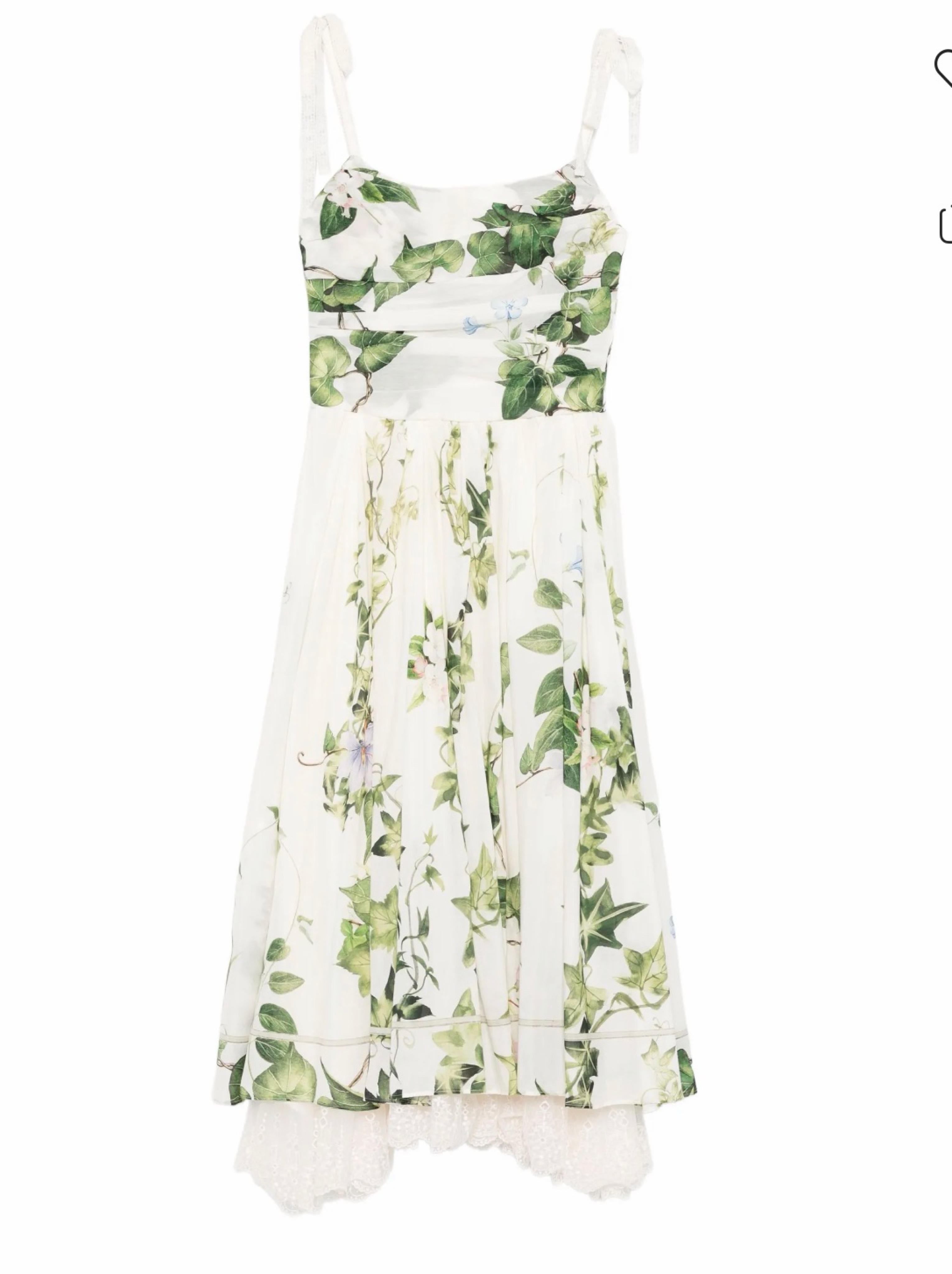 alice and olivia cream dress CLYDE MINI DRESS in OFF WHITE MULTI