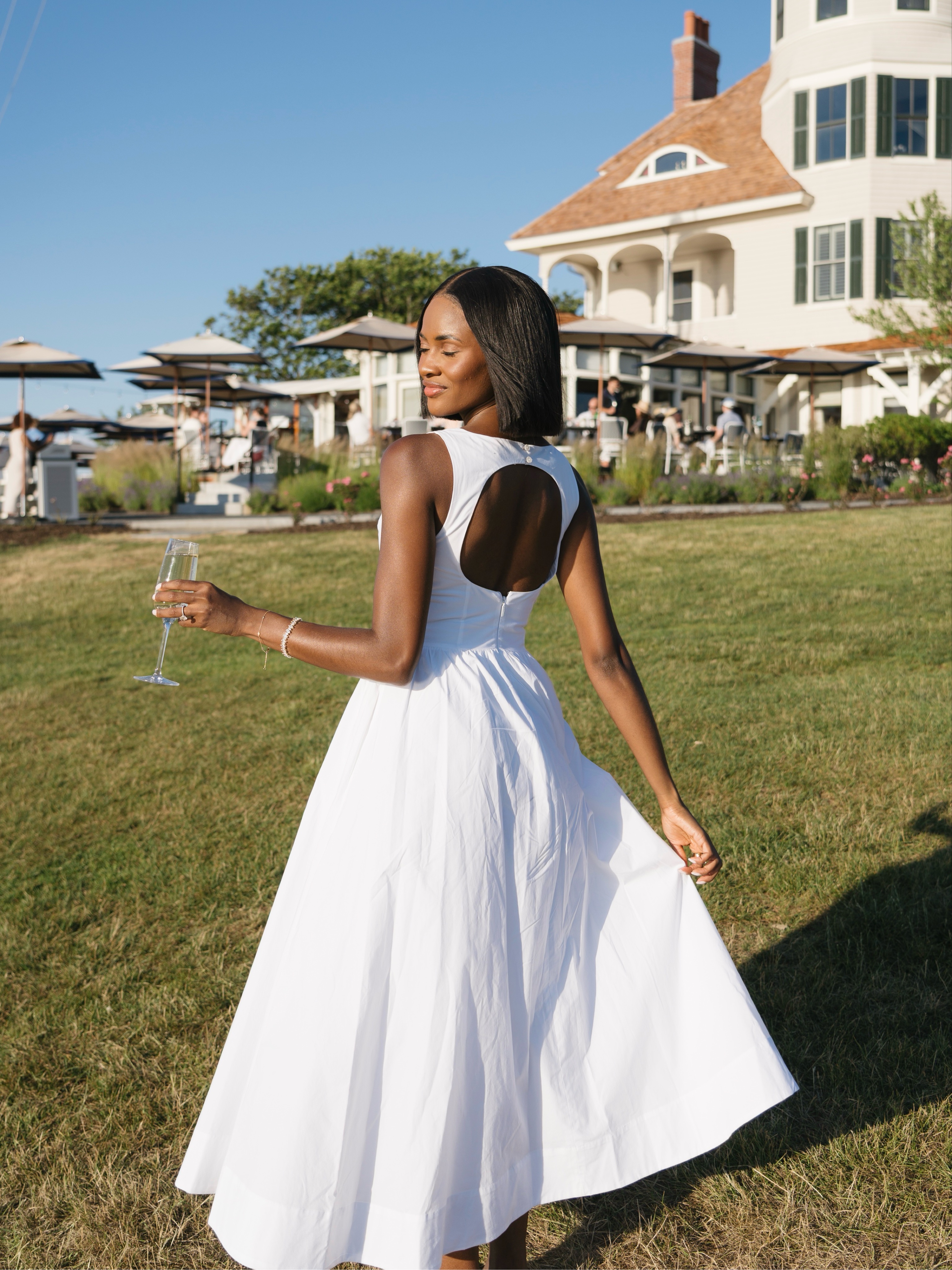 aritzia white dresses Mini for Women Its made with Aritzias Original Contour luxe When dress got pockets @aritzia