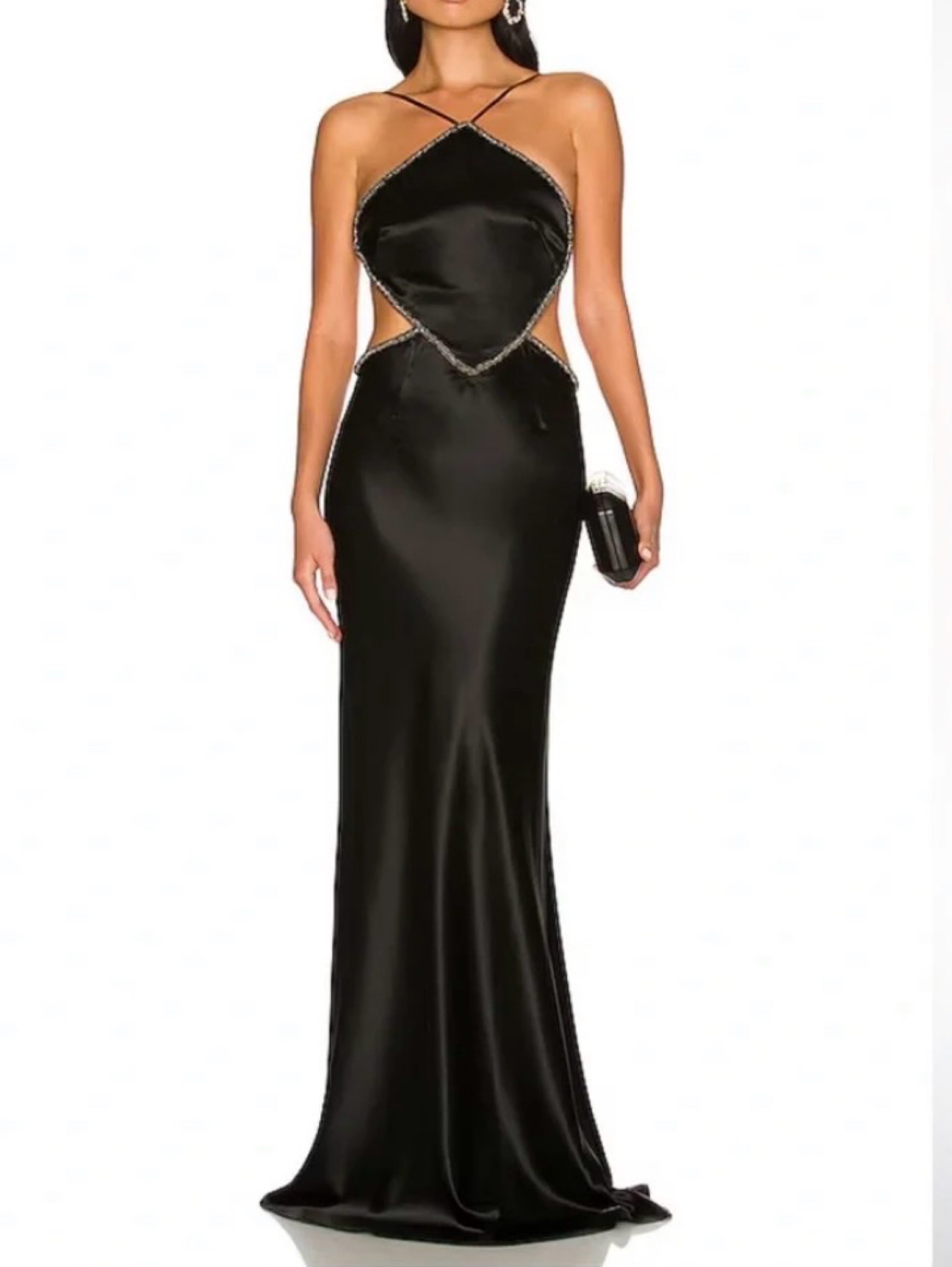 Sau Lee Black Harlow Gown by Sau Lee | Pickle