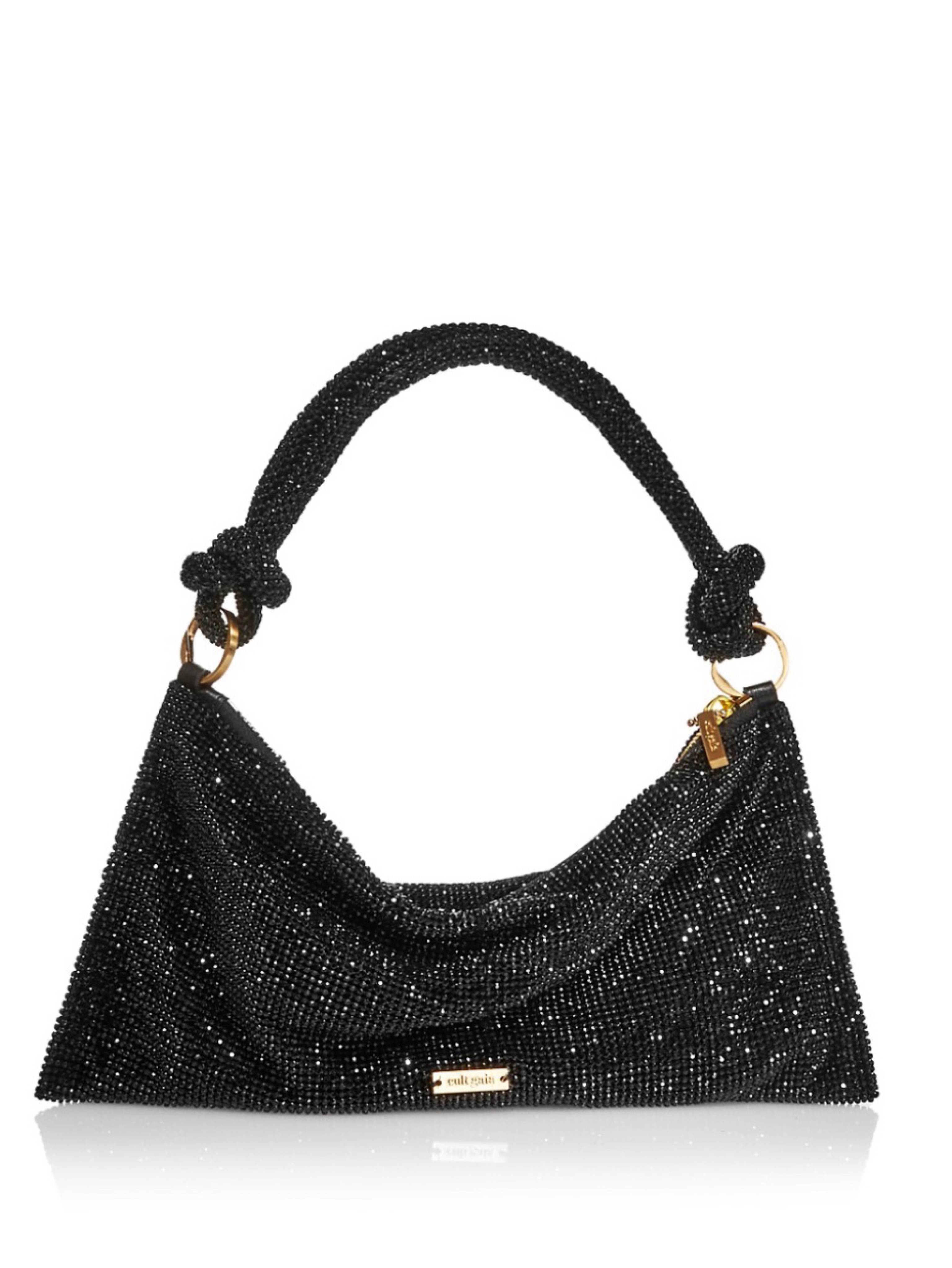 Cult Gaia Hera Nano Rhinestone Shoulder Bag