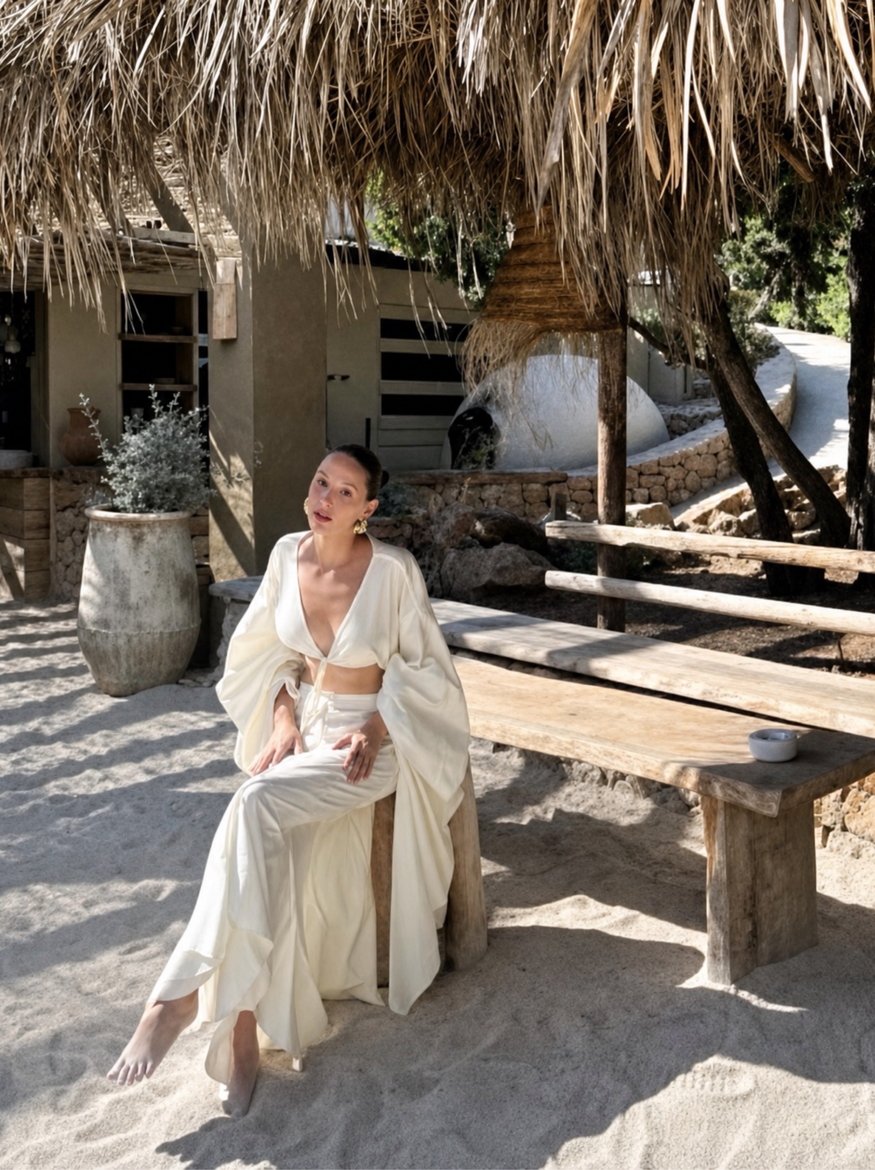 Cult Gaia set luxury cotton vacation