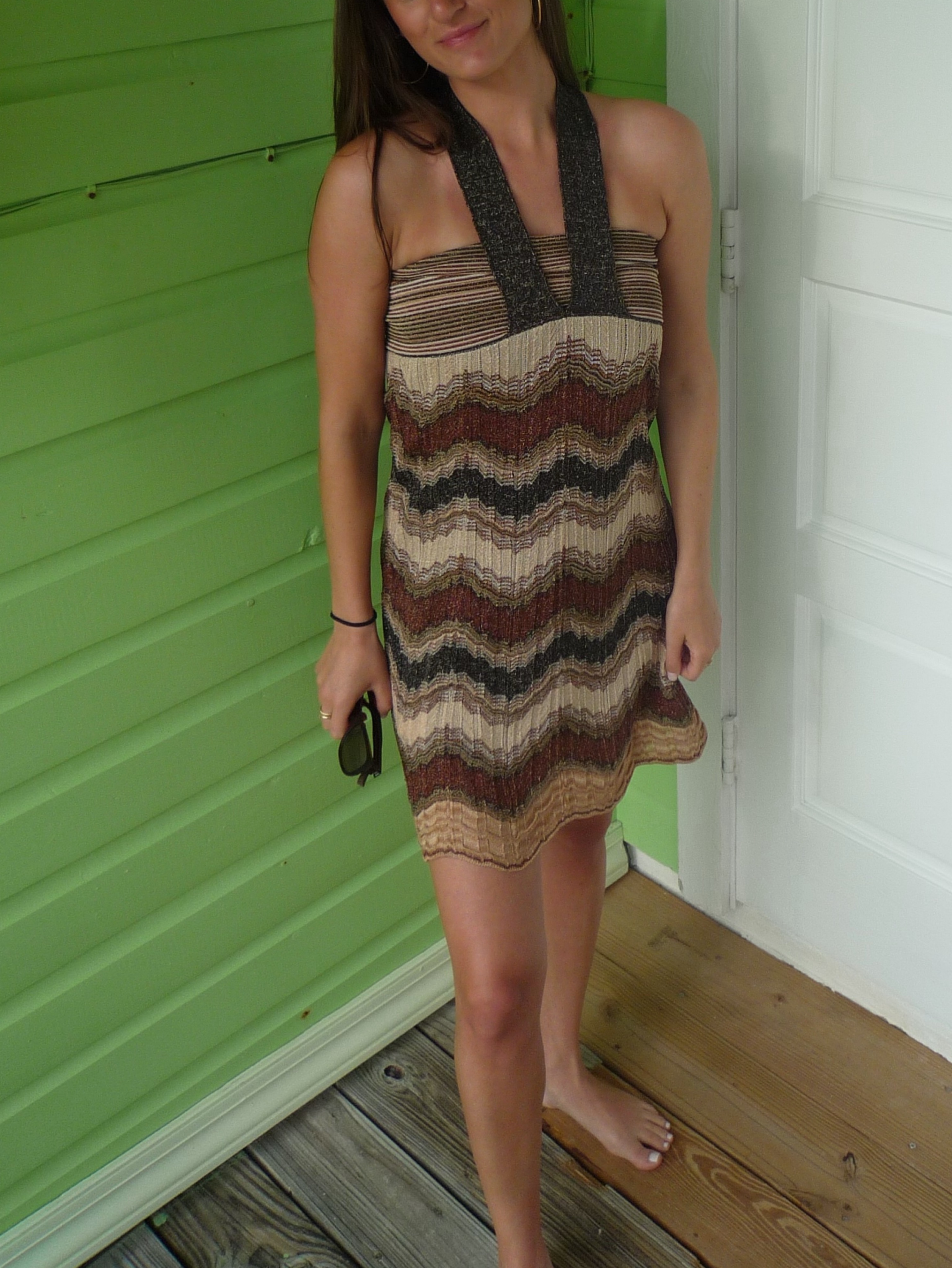 missoni fringe halter dress Missoni Striped Fringe Plunging Halter Maxi Cover-Up