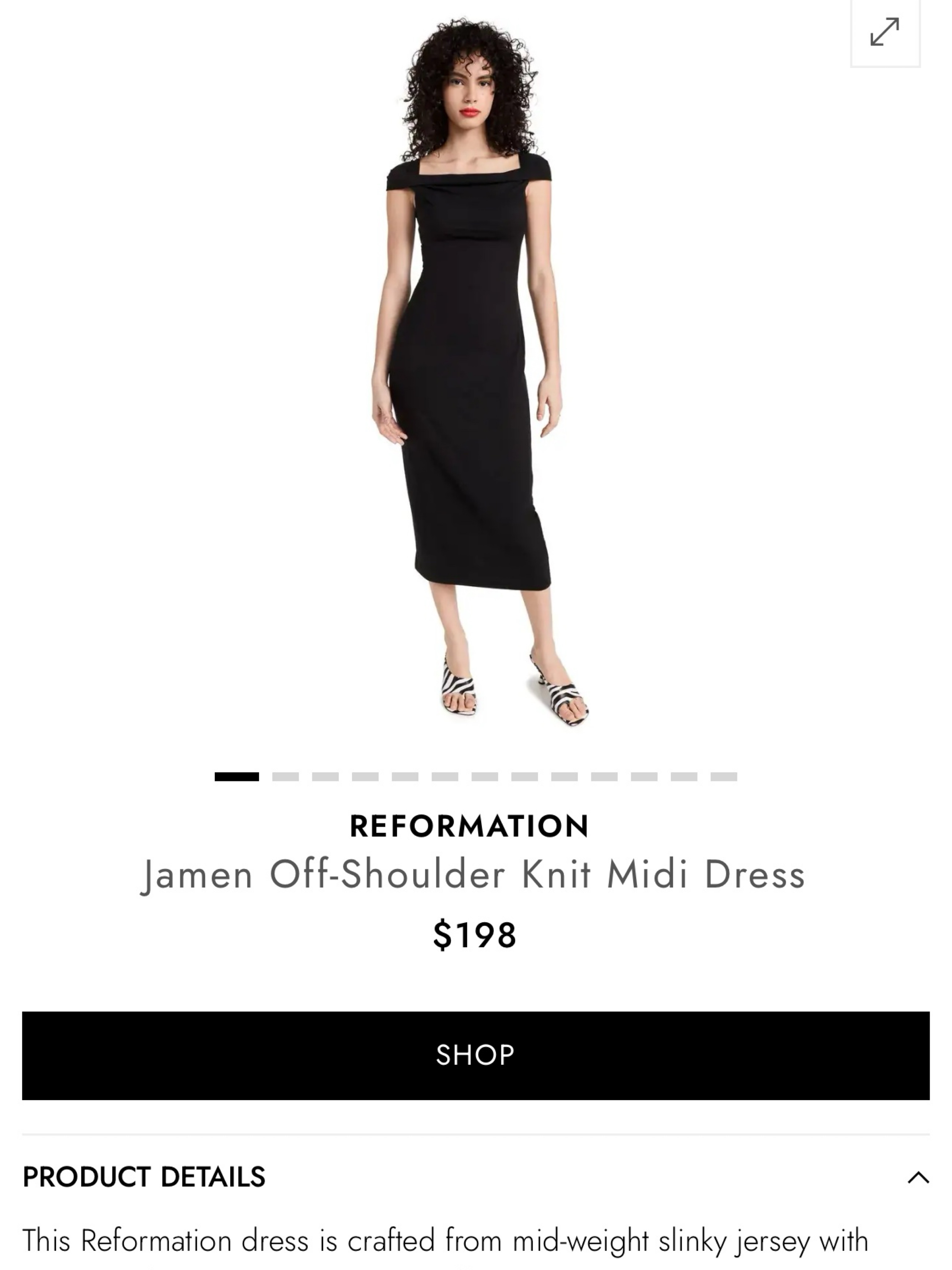 reformation jamie knit dress Reformation Jamie Knit Mini Dress In Poppyseed - 50% Off