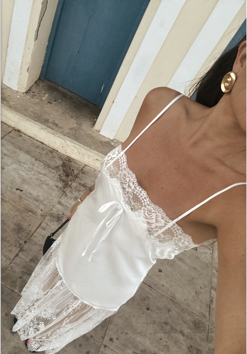 Show me your mumu lace trim maxi Celine
