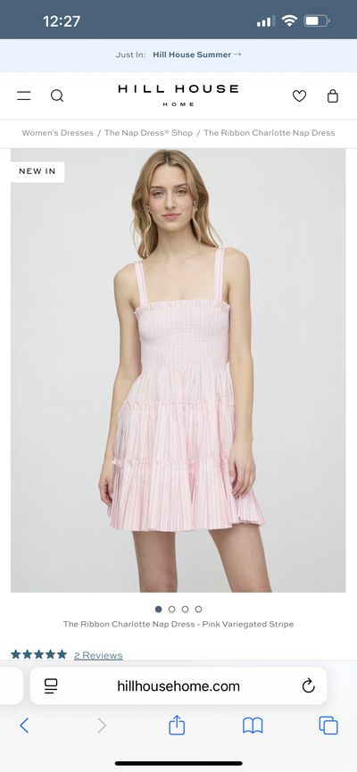 Hill House The Ribbon Charlotte Nap Dress by Hill House Home | Pickle