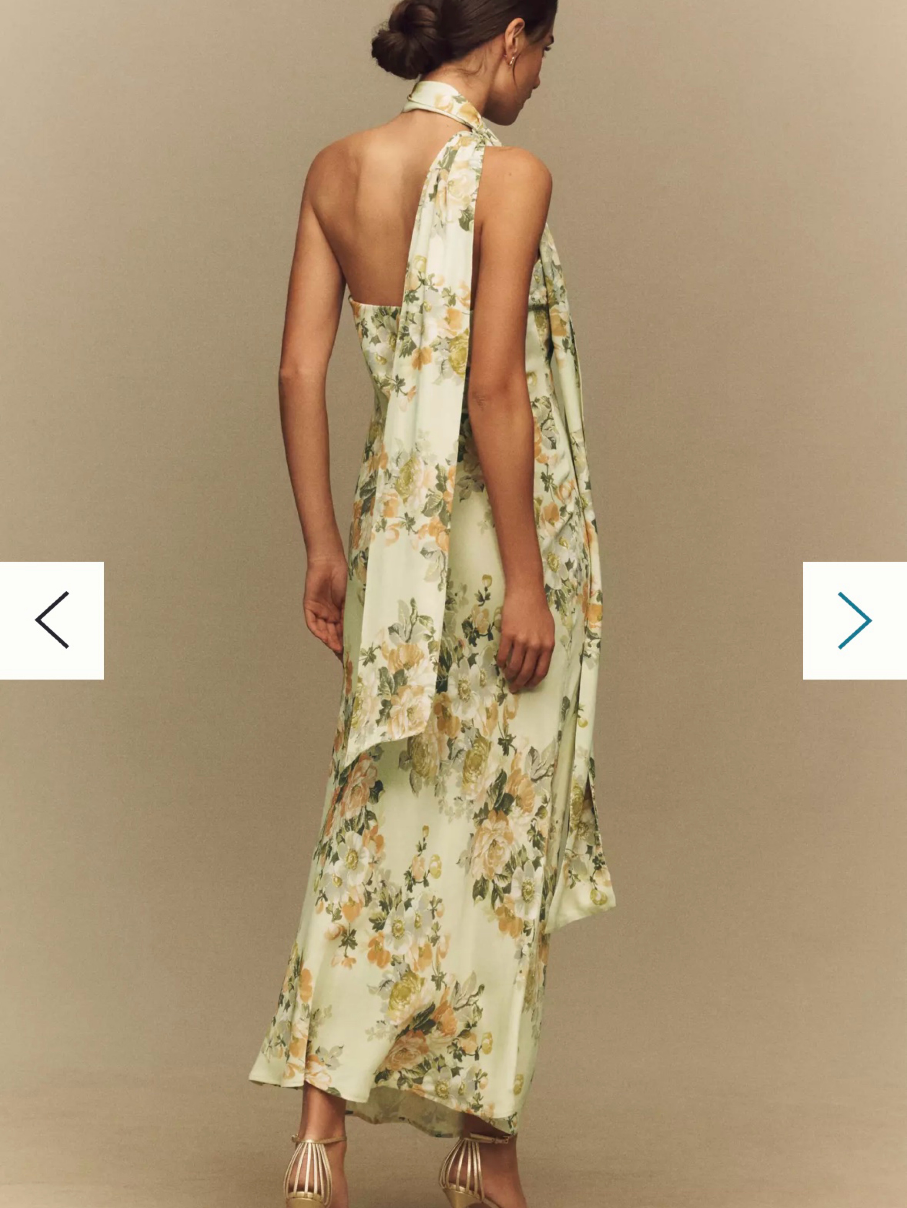bhldn maxi dress BHLDN By Anthropologie Abigail Cowl-Neck Maxi Dress Women's Size M