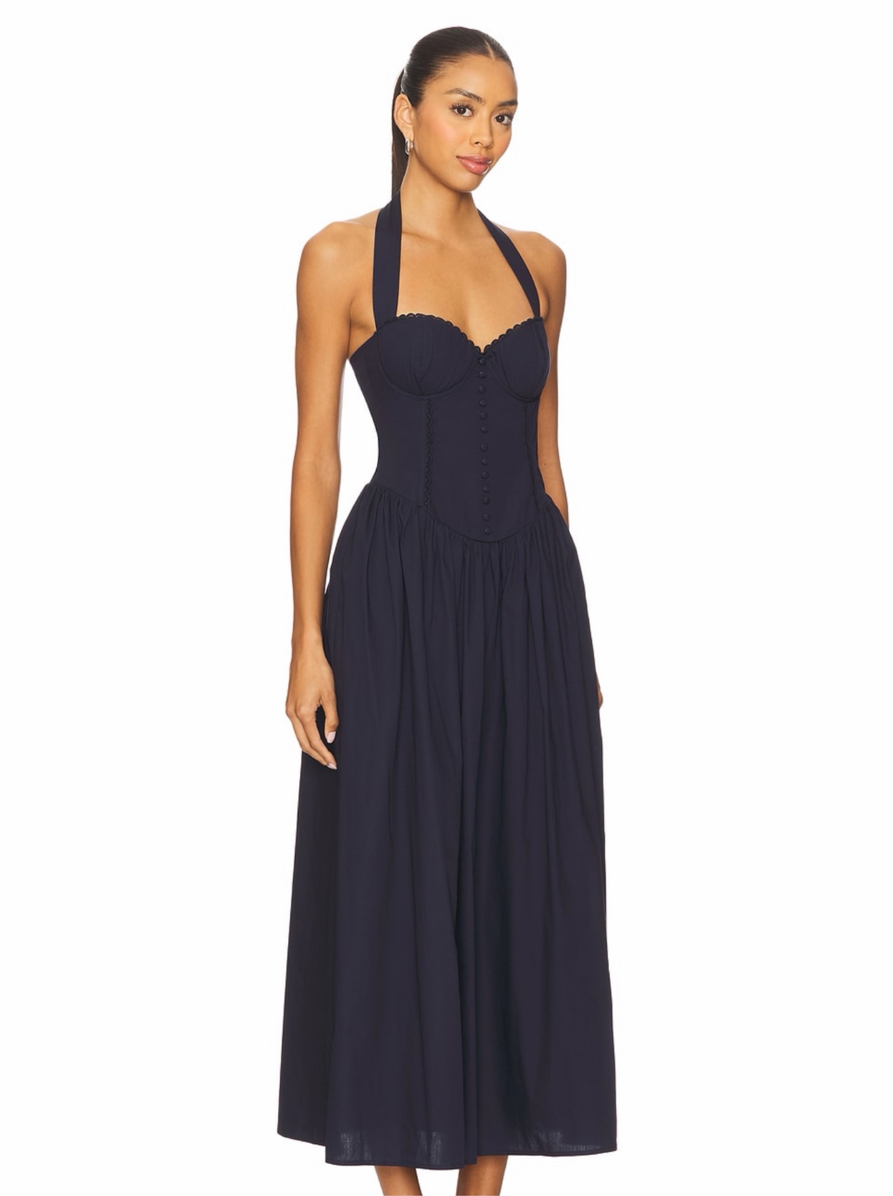 navy maxi dress summer Sylviya Women's Casual Navy Blue Textured Maxi Beach Holiday Vacation Dress, Summer Boho Flowy Sun Dresses, Cruise Resort Wear Picnic Outfits, Zanea Dress