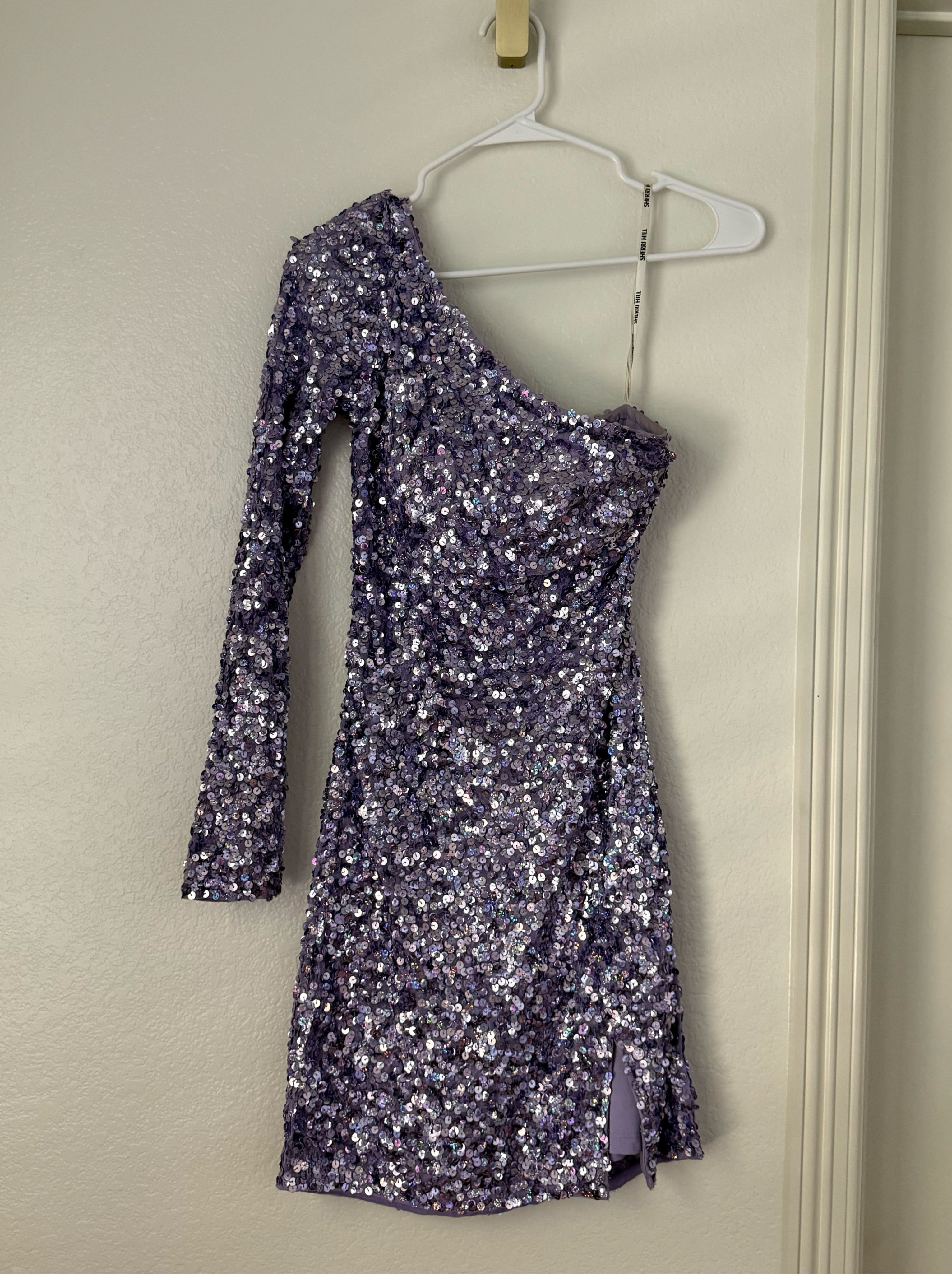 sherri hill one shoulder short dress Sherri Hill Short 54403
