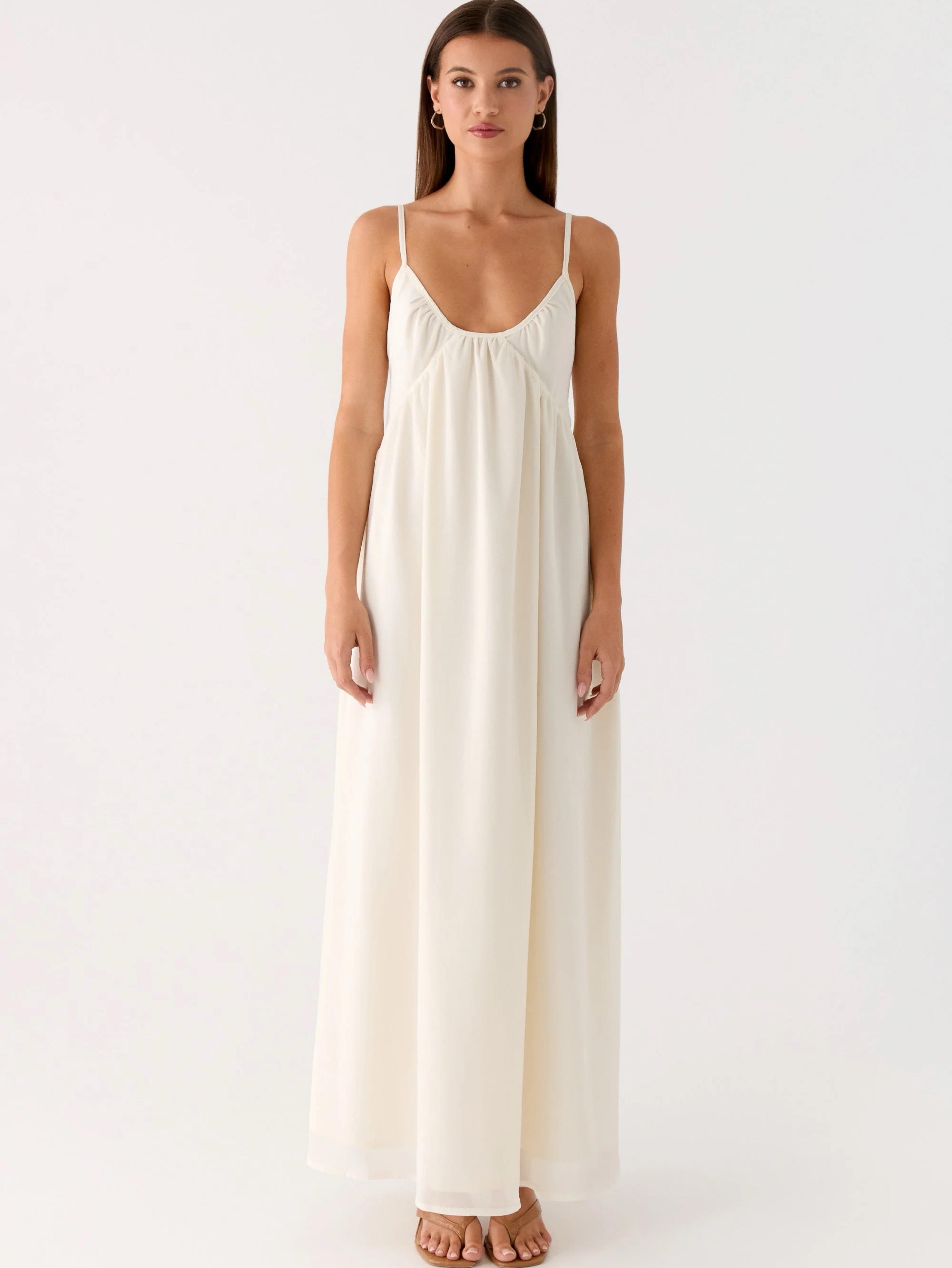 peppermayo white maxi dress Sorority | Hena Dress Crafted from a premium heavyweight crepe that beautifully hugs the silhouette Peppermayo Maxi Dress by Peppermayo