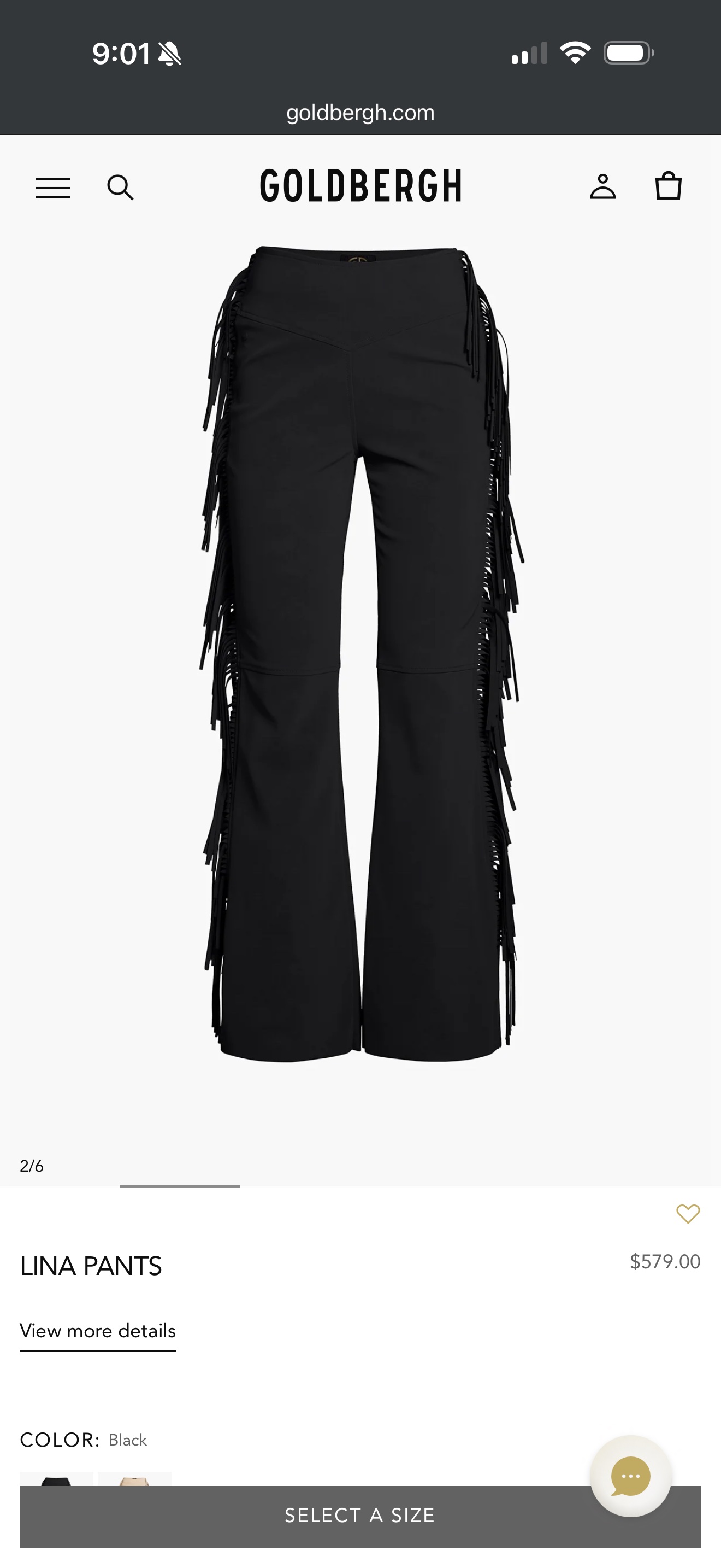 Goldbergh Lina Fringe Pants