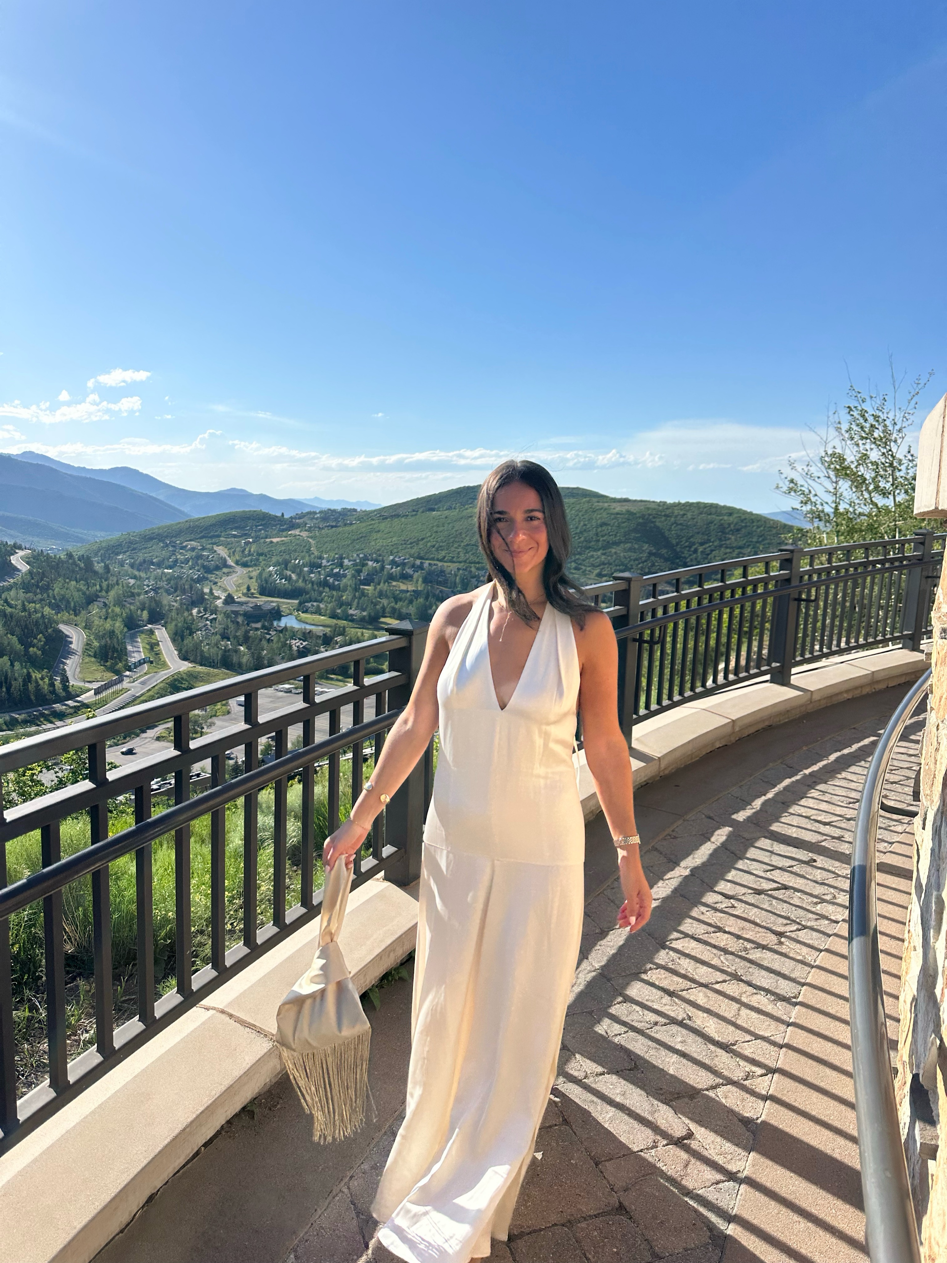 pearl open back maxi dress Embellished Long Sleeve Backless Maxi Dress in White - 8