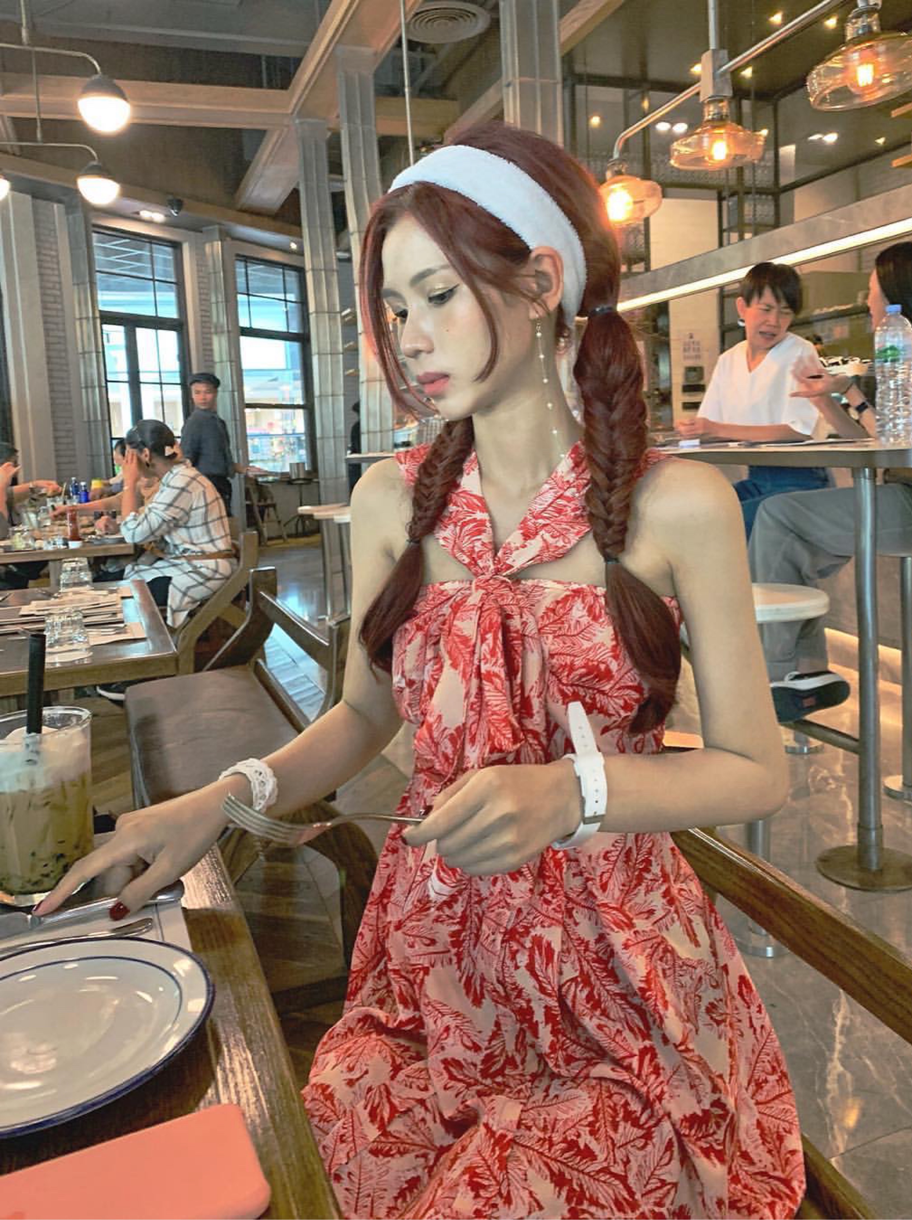 Summer in Spain Red Mini Dress