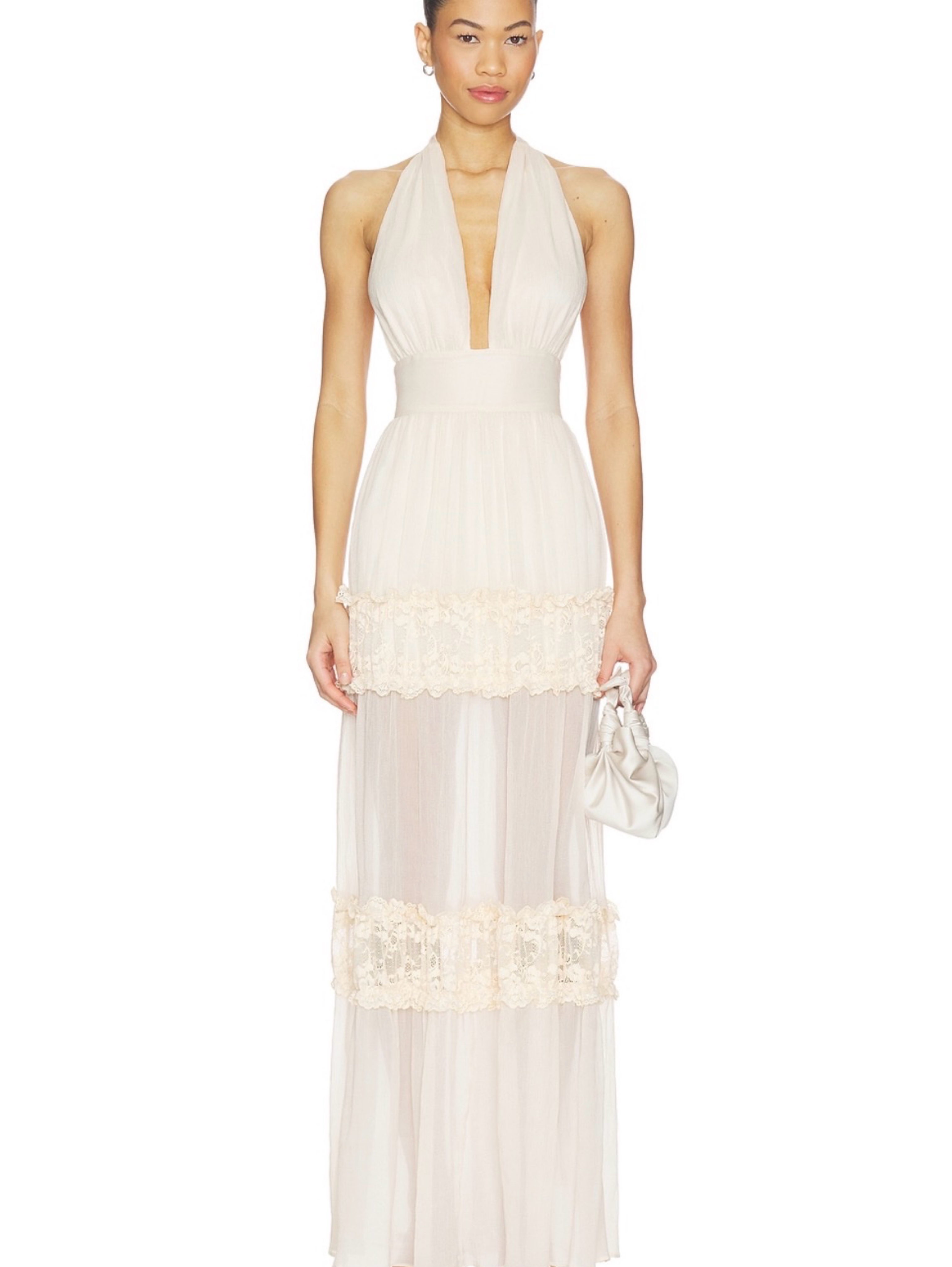 revolve white halter dress White Sequin Halter Dress
