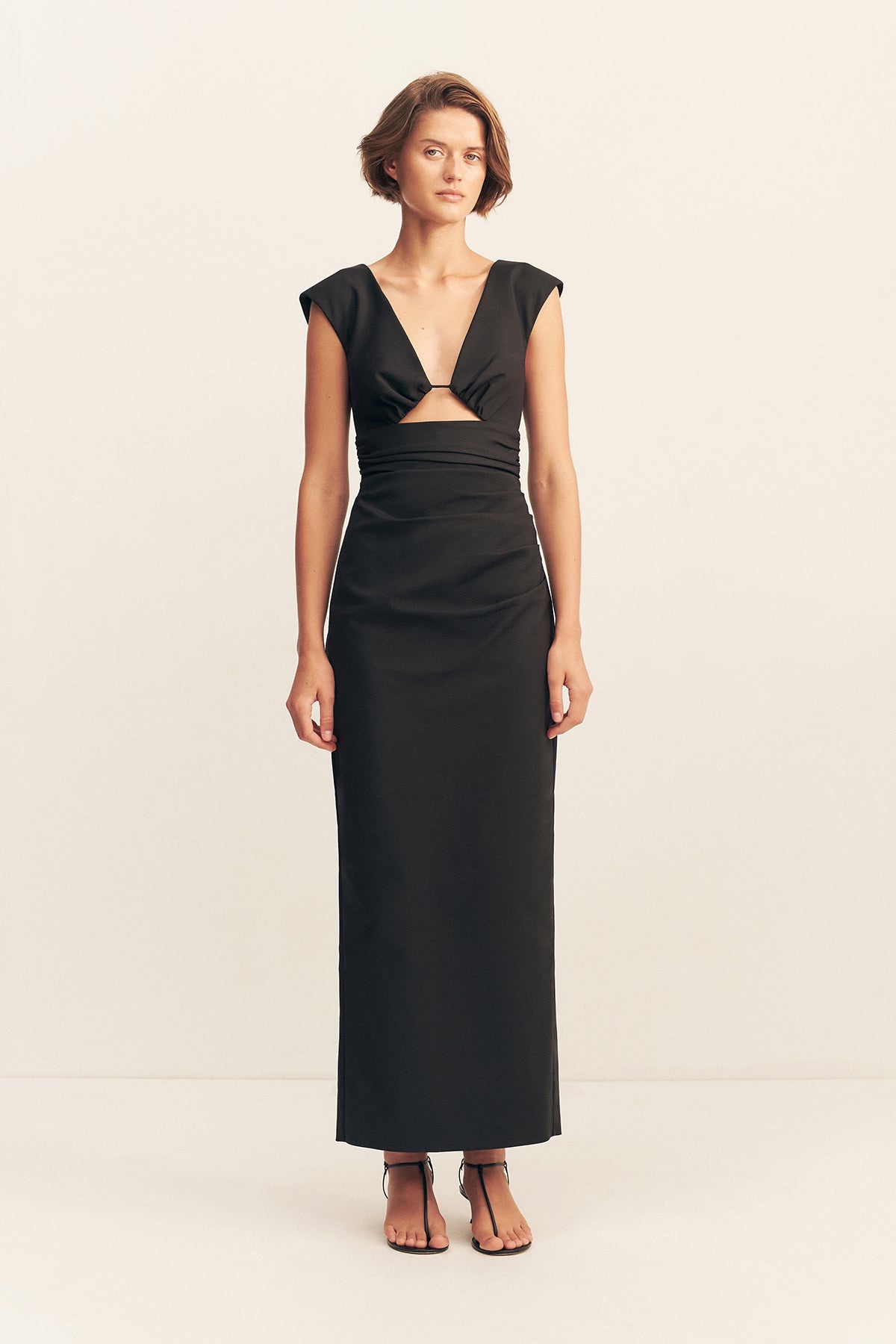 Black Cutout Maxi Dress by Shona Joy - Pickle