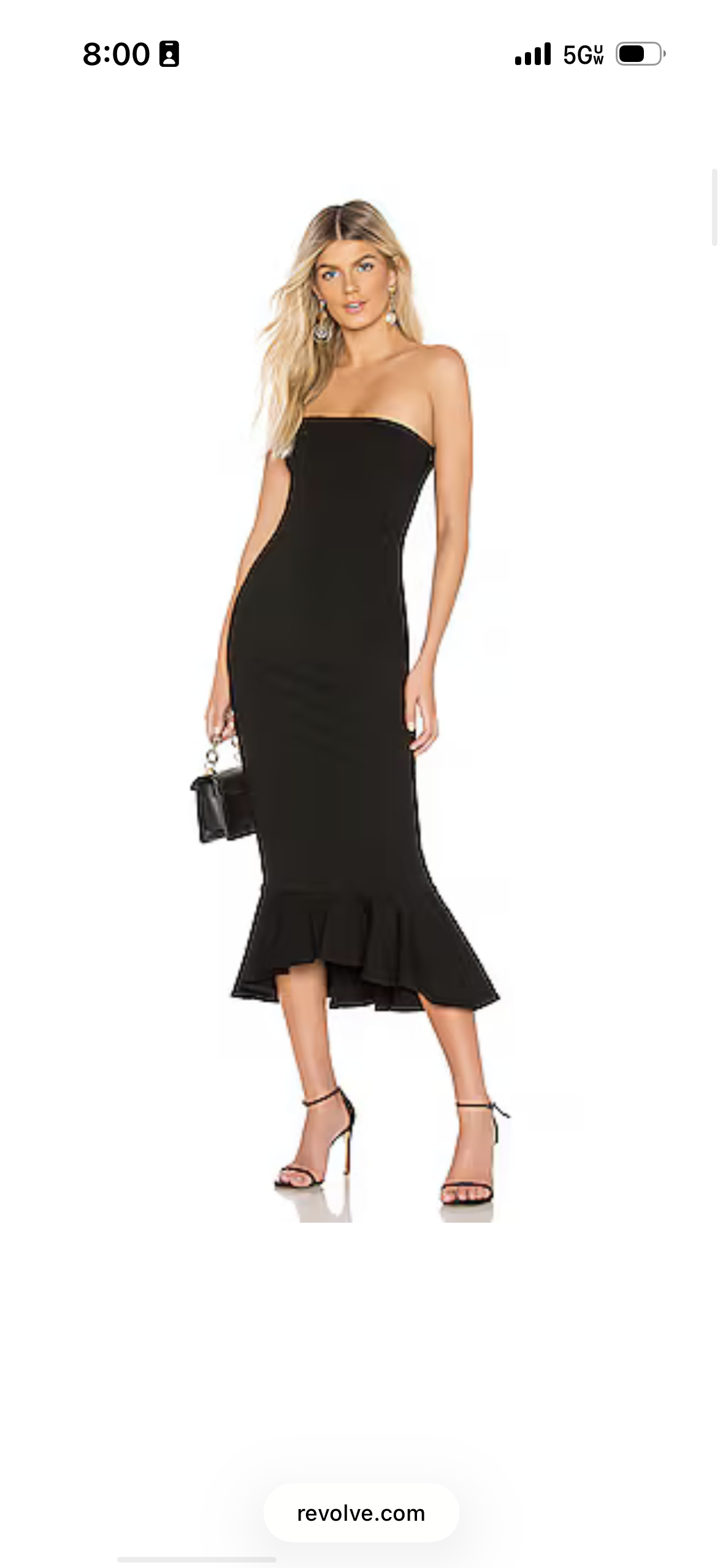 Revolve black midi dress by Revolve superdown - Pickle Revolve black midi dress by Revolve superdown - Pickle