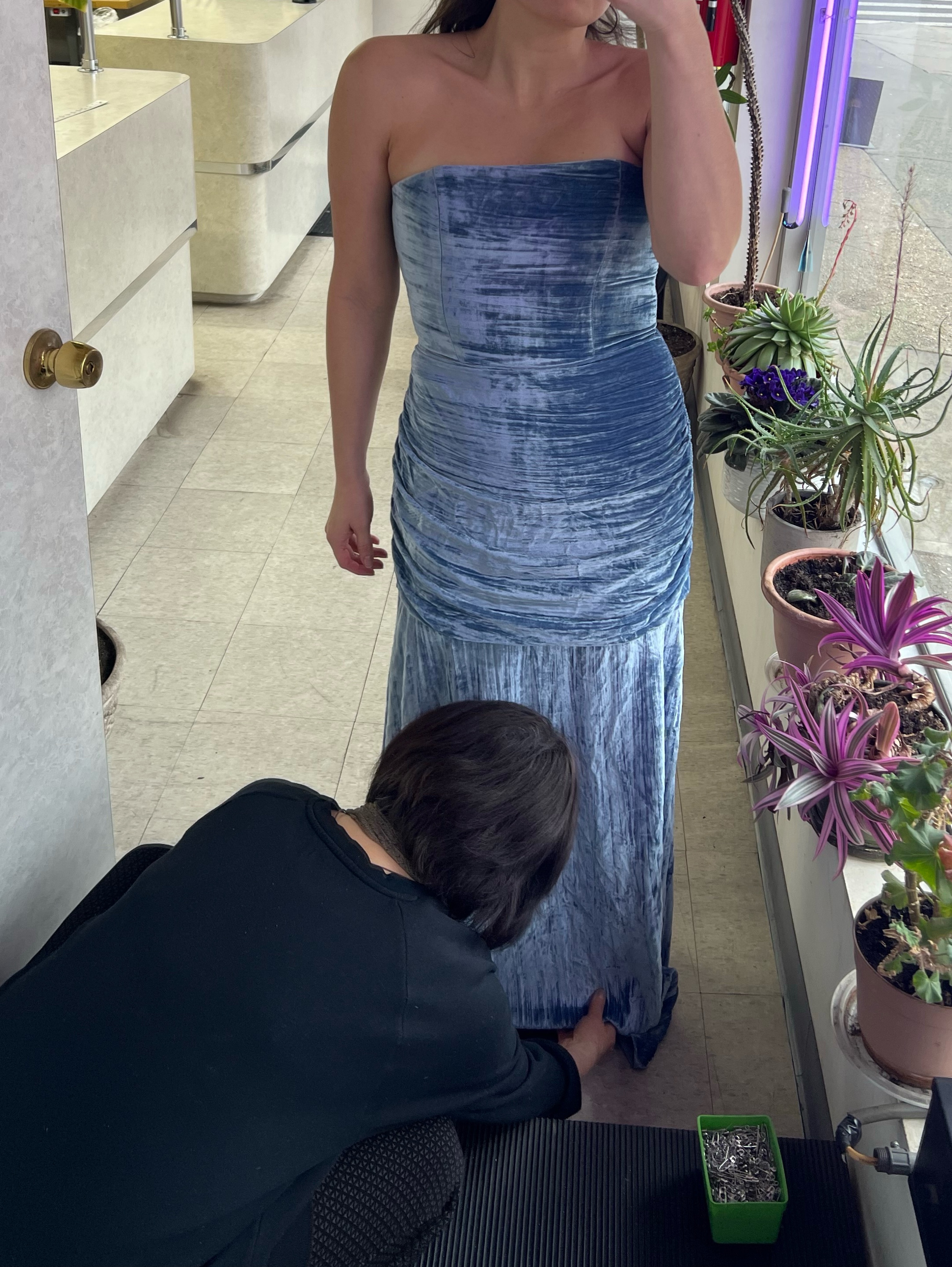 house of harlow blue dress x REVOLVE Mareena Dress