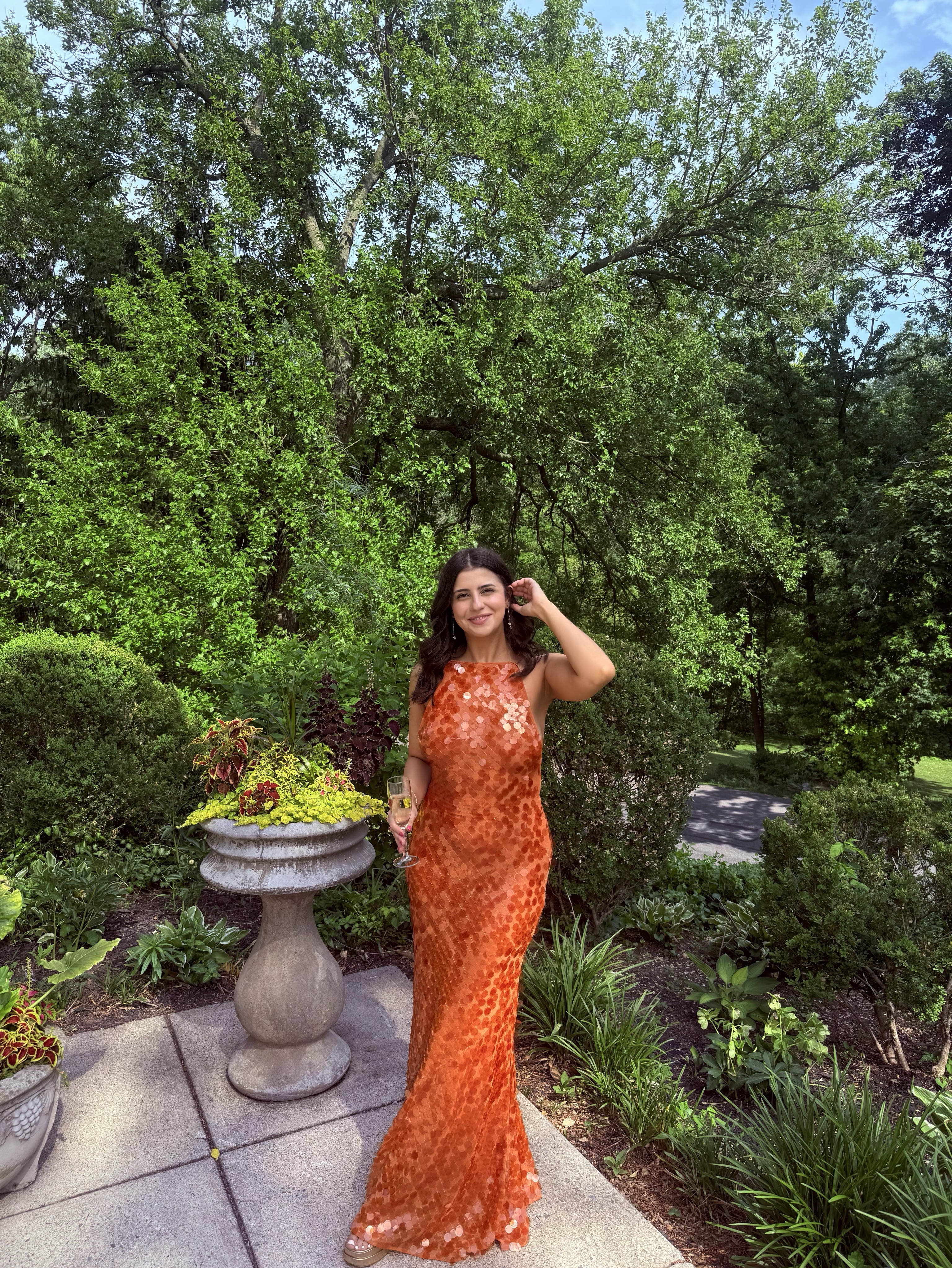 asos sequin dress ASOS DESIGN sequin droplet cowl neck maxi dress in bright green