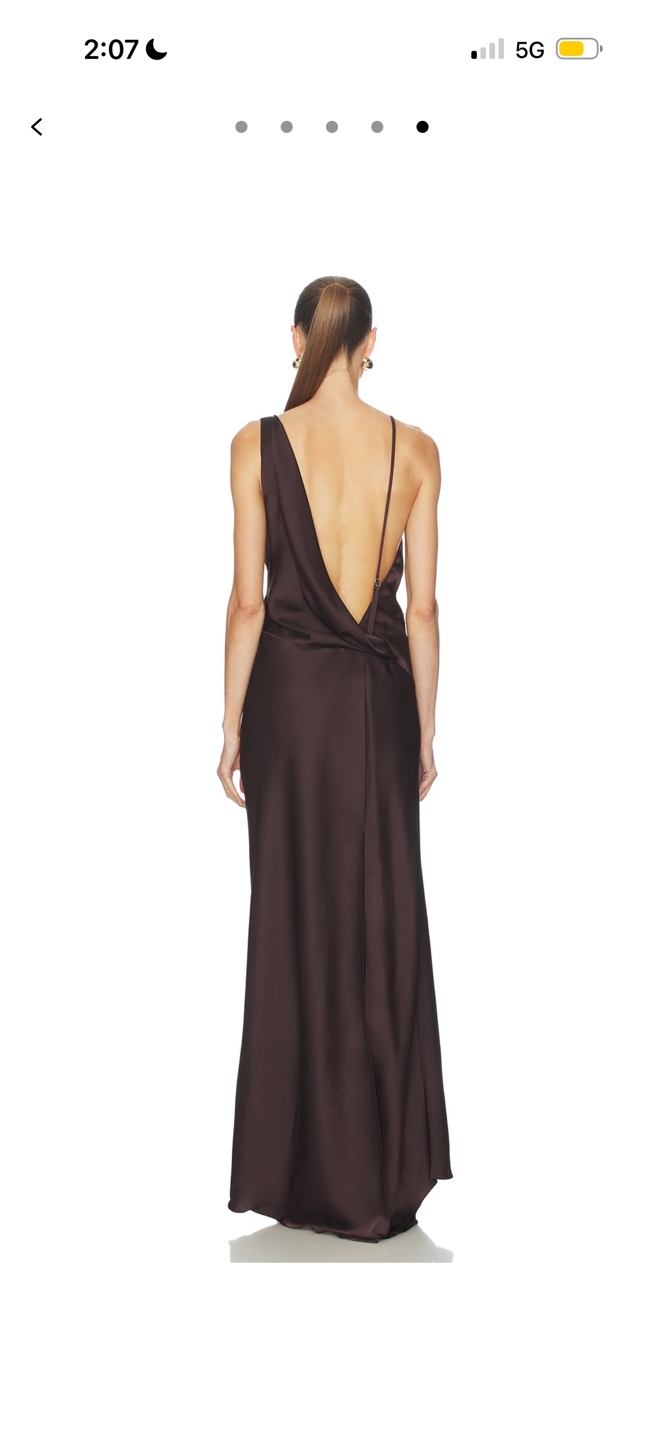 nbd brown dress Clover Maxi Dress In Brown