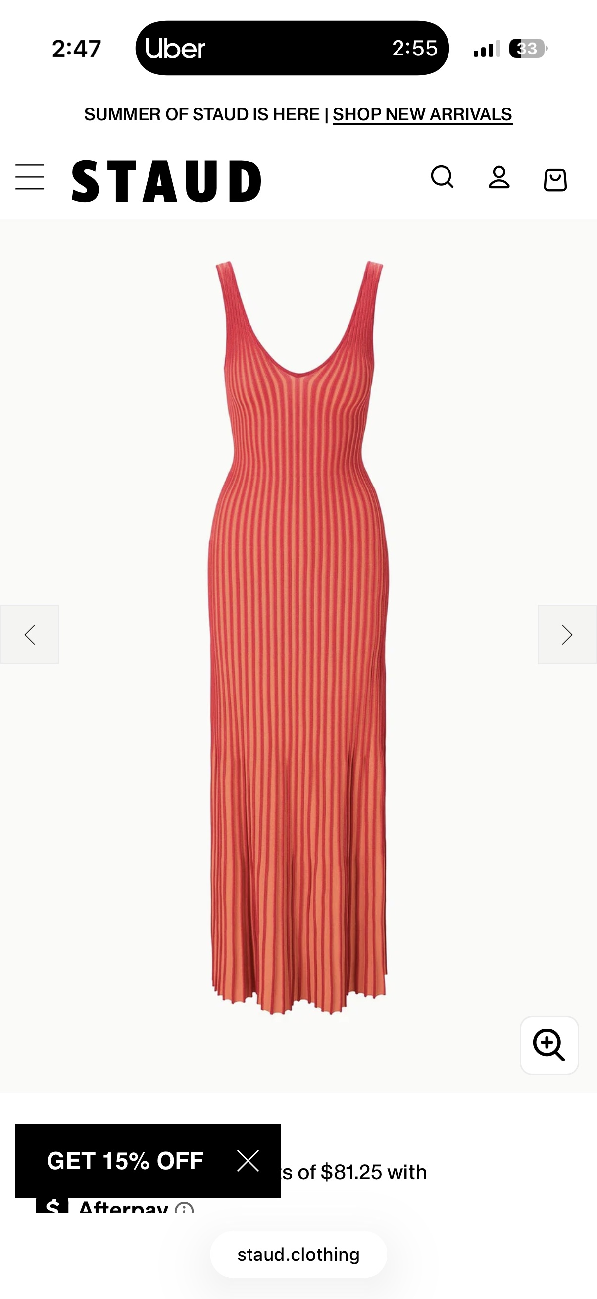 staud red knit dress Staud Charade Rouge Sleeveless Cable Knit Mini Dress