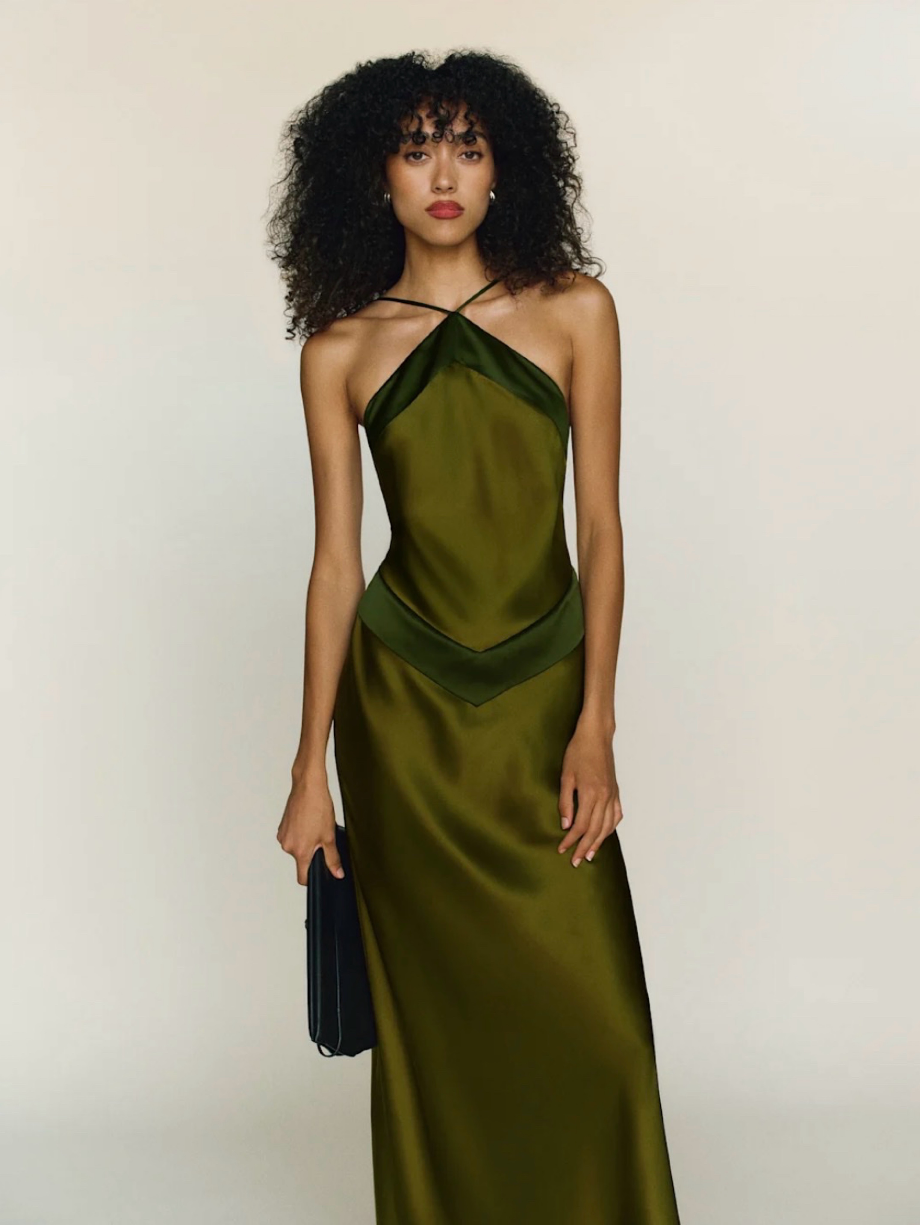 a line evening dresses with sleeves Gorgeous Green Square Long-Sleeve A-Line Satin Ruffles Length Neckline Size:Round Knob Dress Template Stock Illustrations set_2piece_short