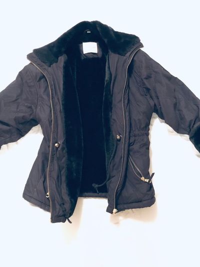 Andrew Marc Oversized Black Puffer Parka with Faux Fur by Andrew