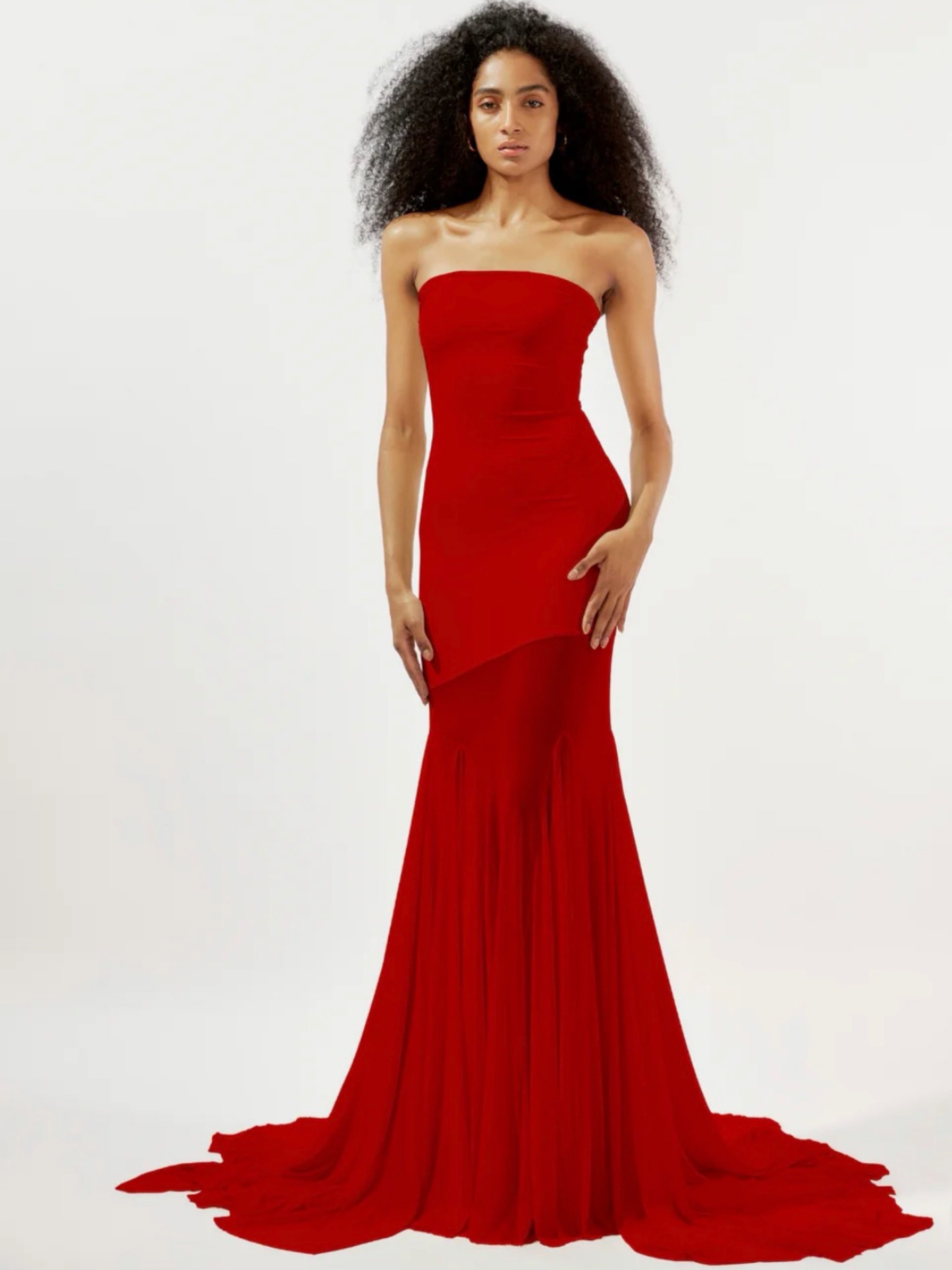 Dahlia dress - red