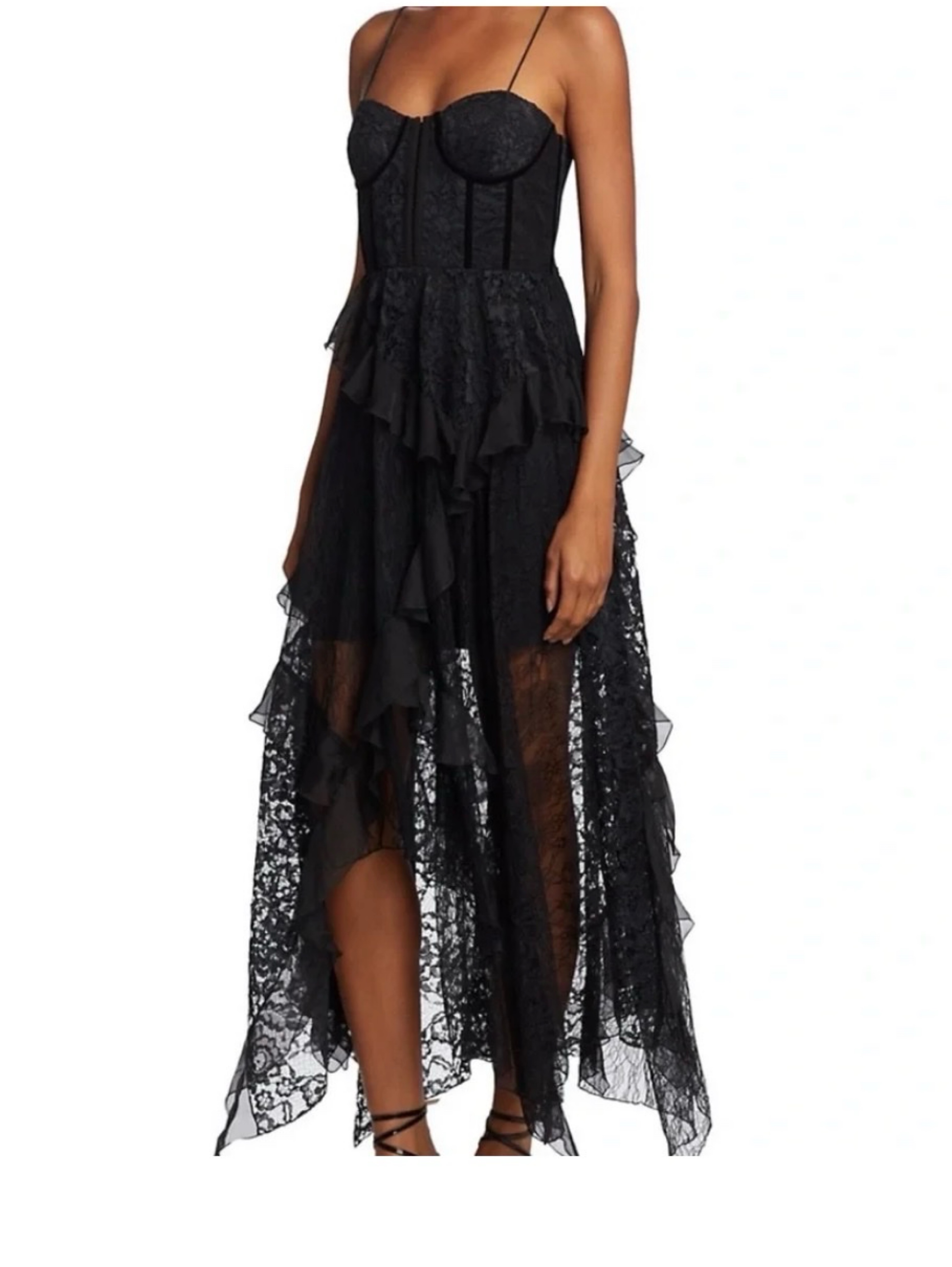 black side tie dress Black Side Tie Jersey Midi Dress