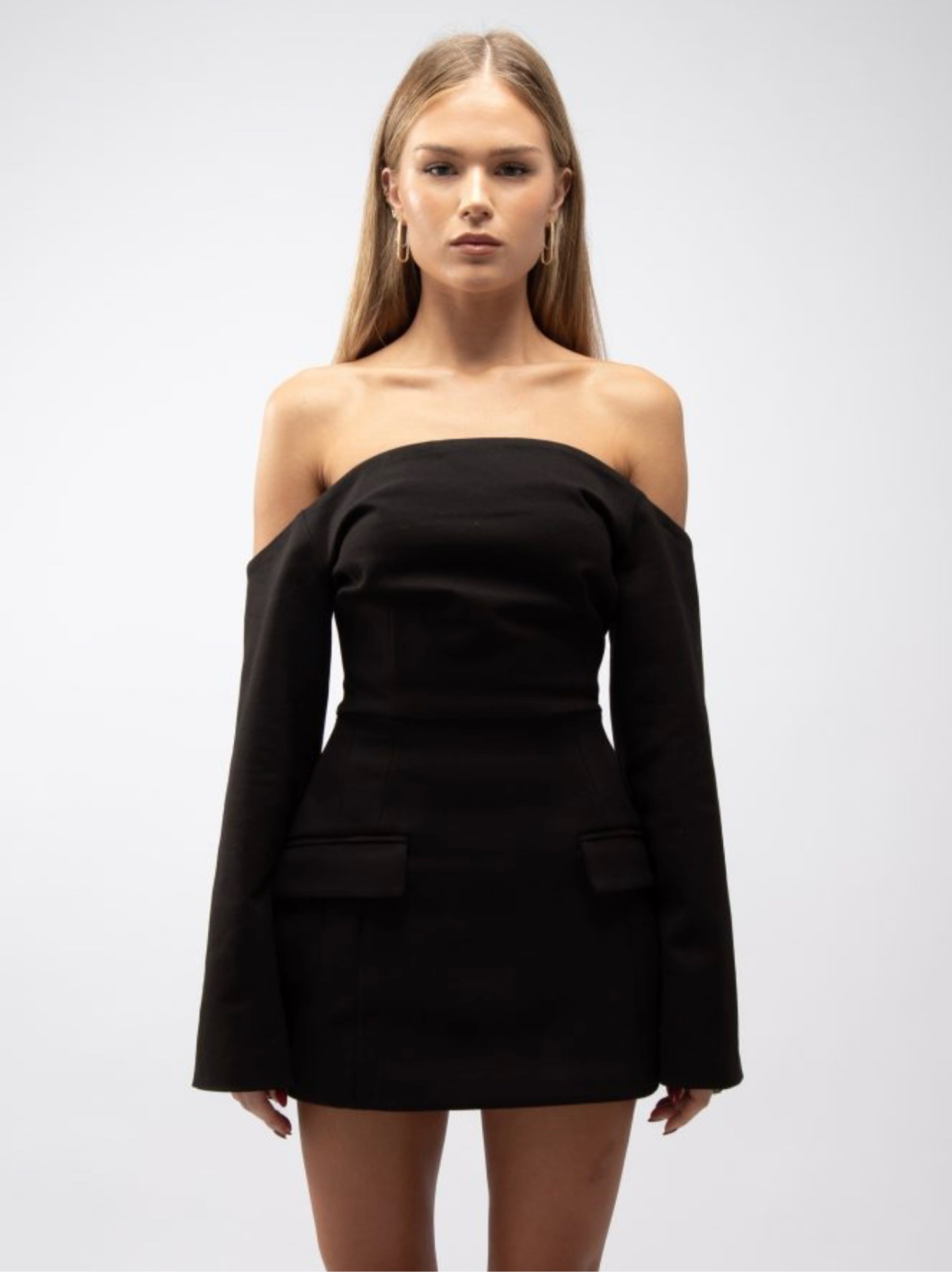 ackerley mini dress black Arakii structured by Arakii ALISON Formal Dress | RAIL3 lengthening silhouette that flatters Guide des tailles:Grand