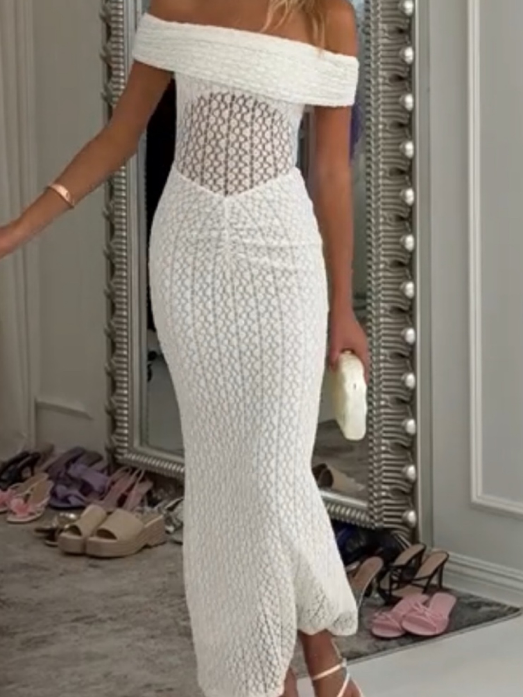 lace off shoulder bodycon dress Lucy in the Sky by Lucy In The Sky classy elegant black cocktail dress