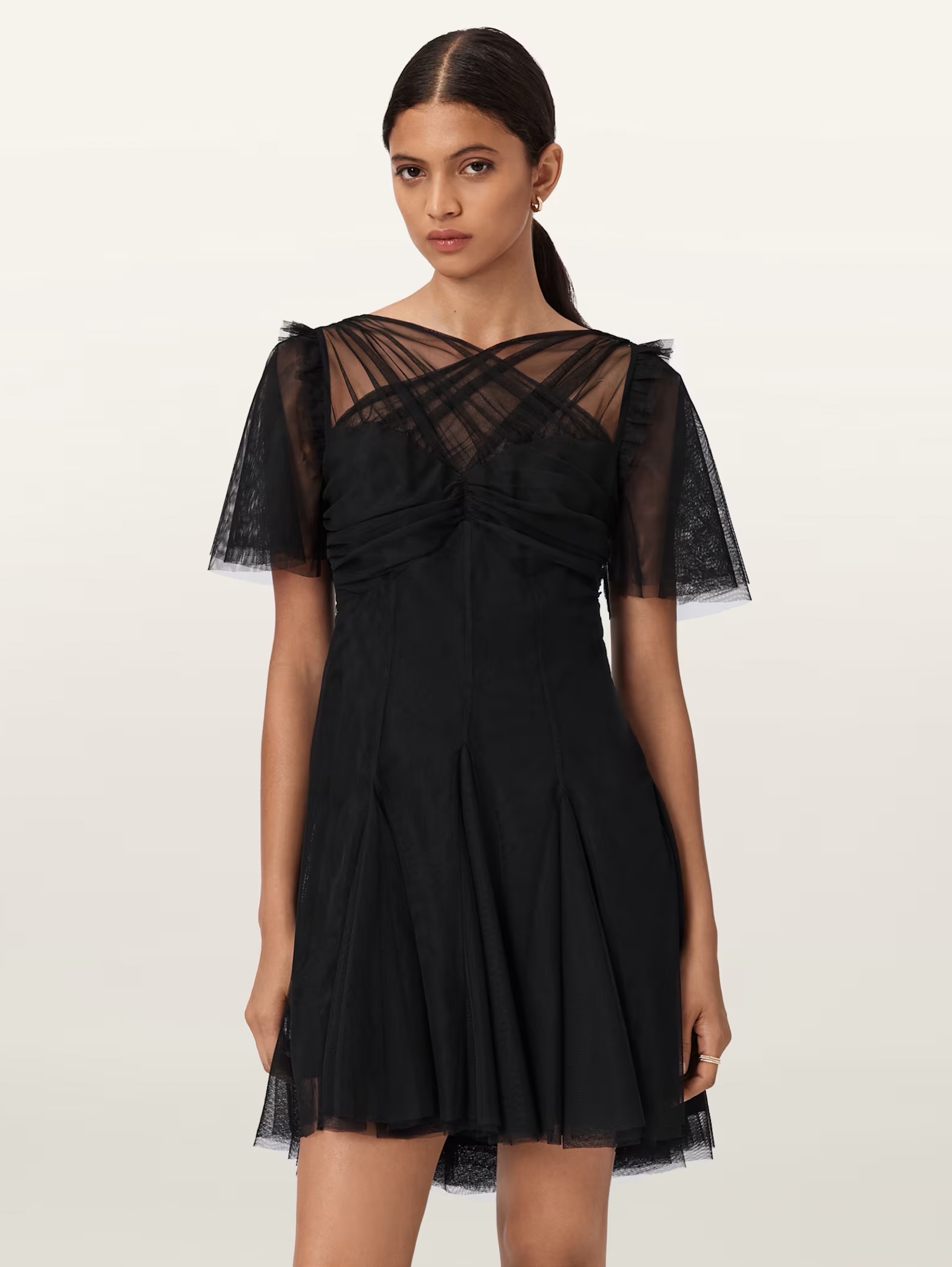 AllSaints Madi Fitted Dress