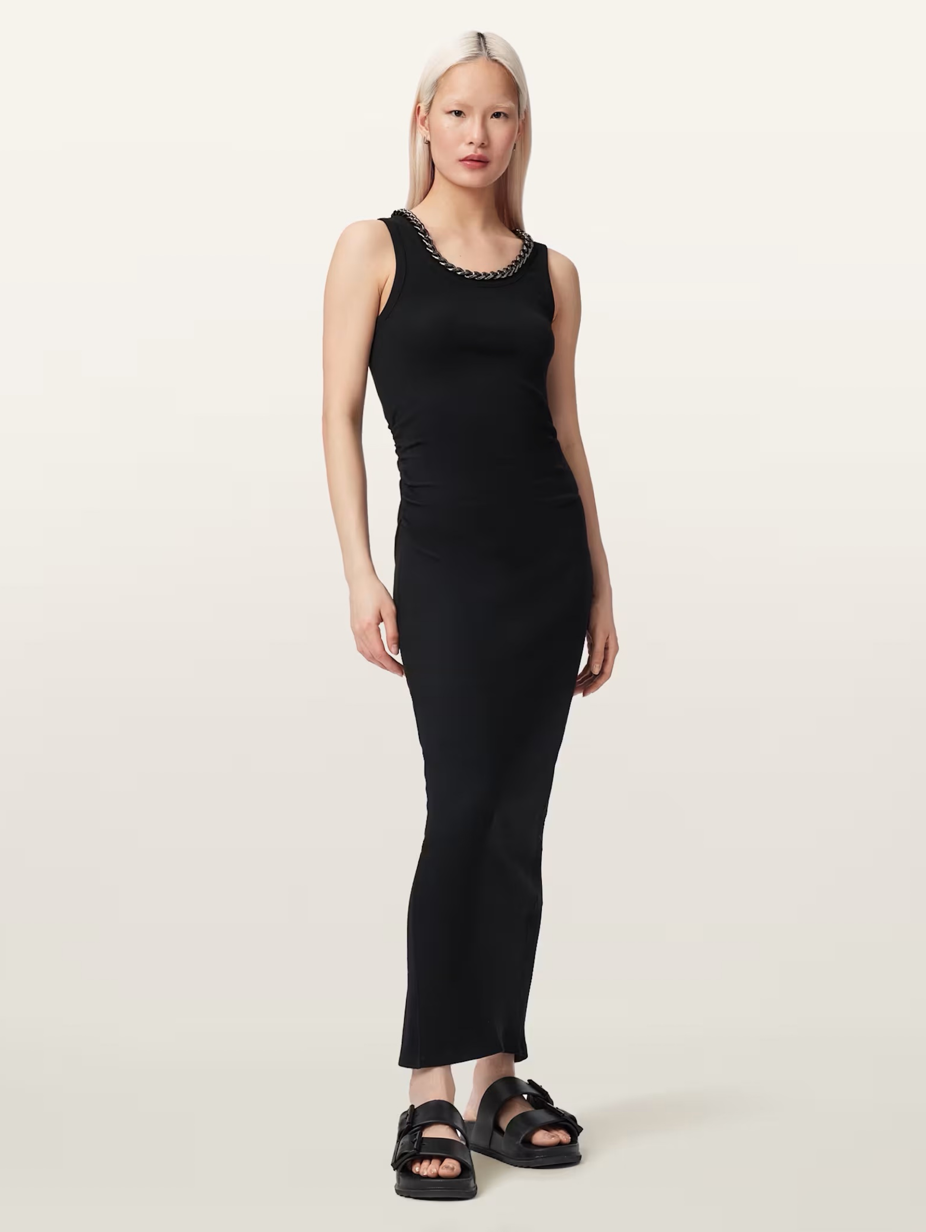 AllSaints Lucy Sleeveless Bodycon Maxi Dress