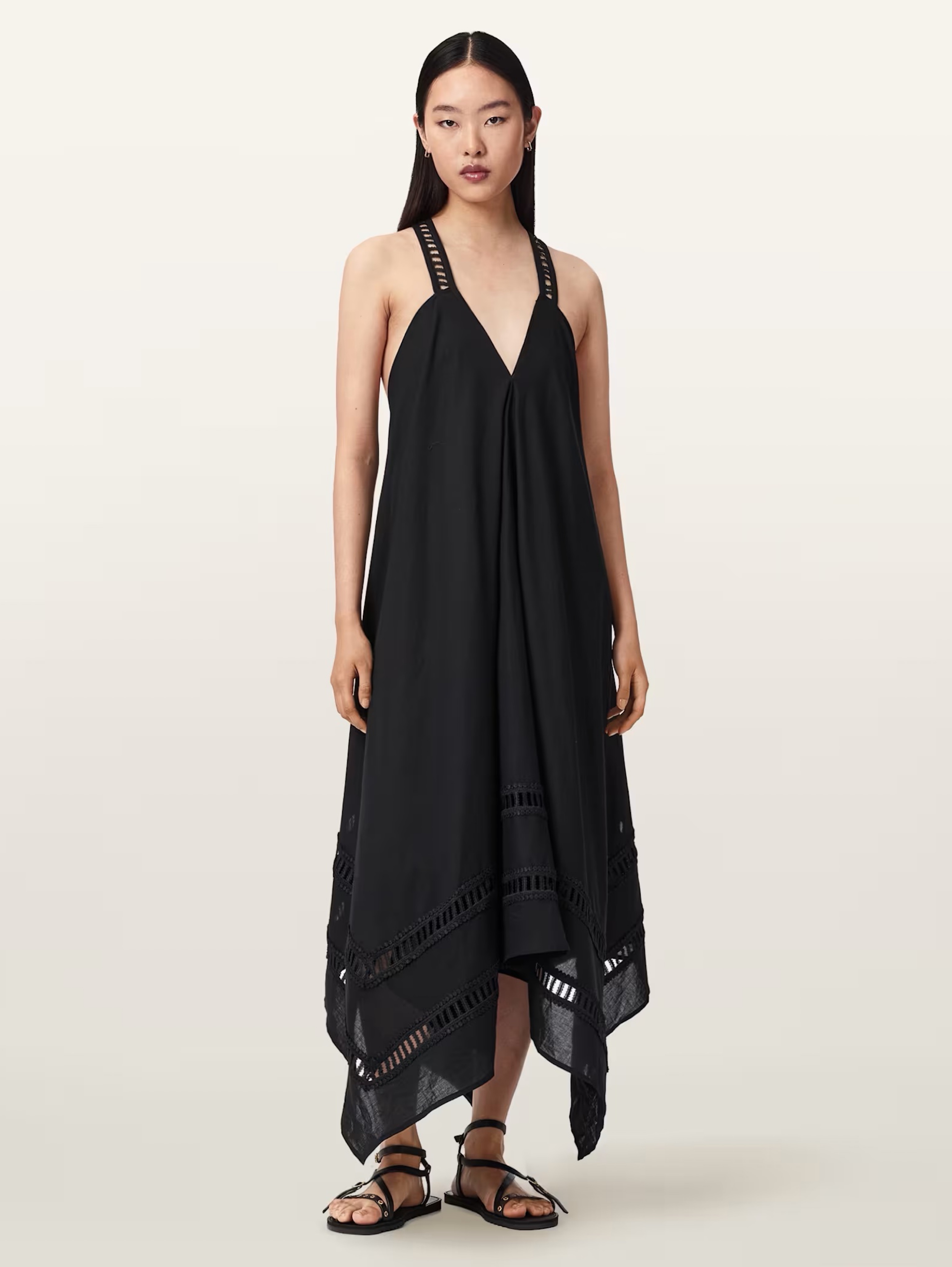 AllSaints Lil Lightweight Midi Dress
