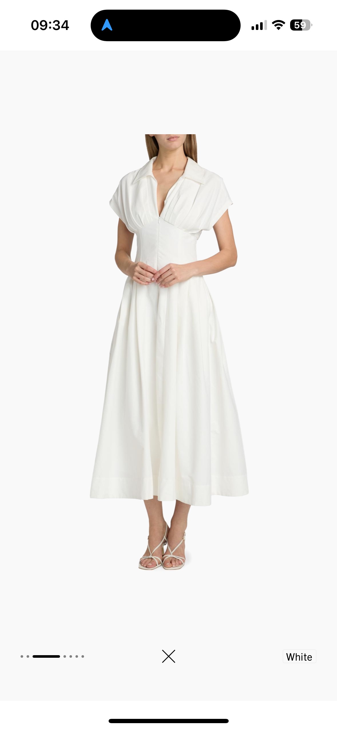 Simkhai farrow Cotten blend midi dress