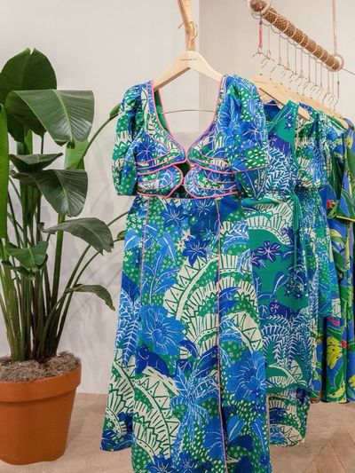 green panther dress Farm Rio Midi in Jungle by Farm Rio wakanda outfit ideas